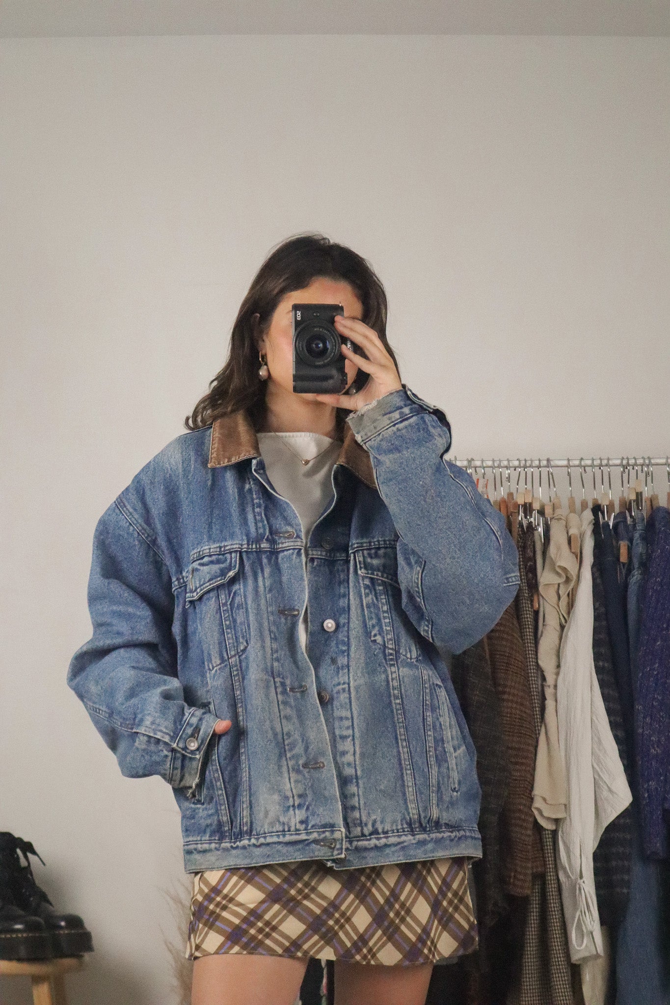 Vintage x Denim Trucker Jacker (L/XL)