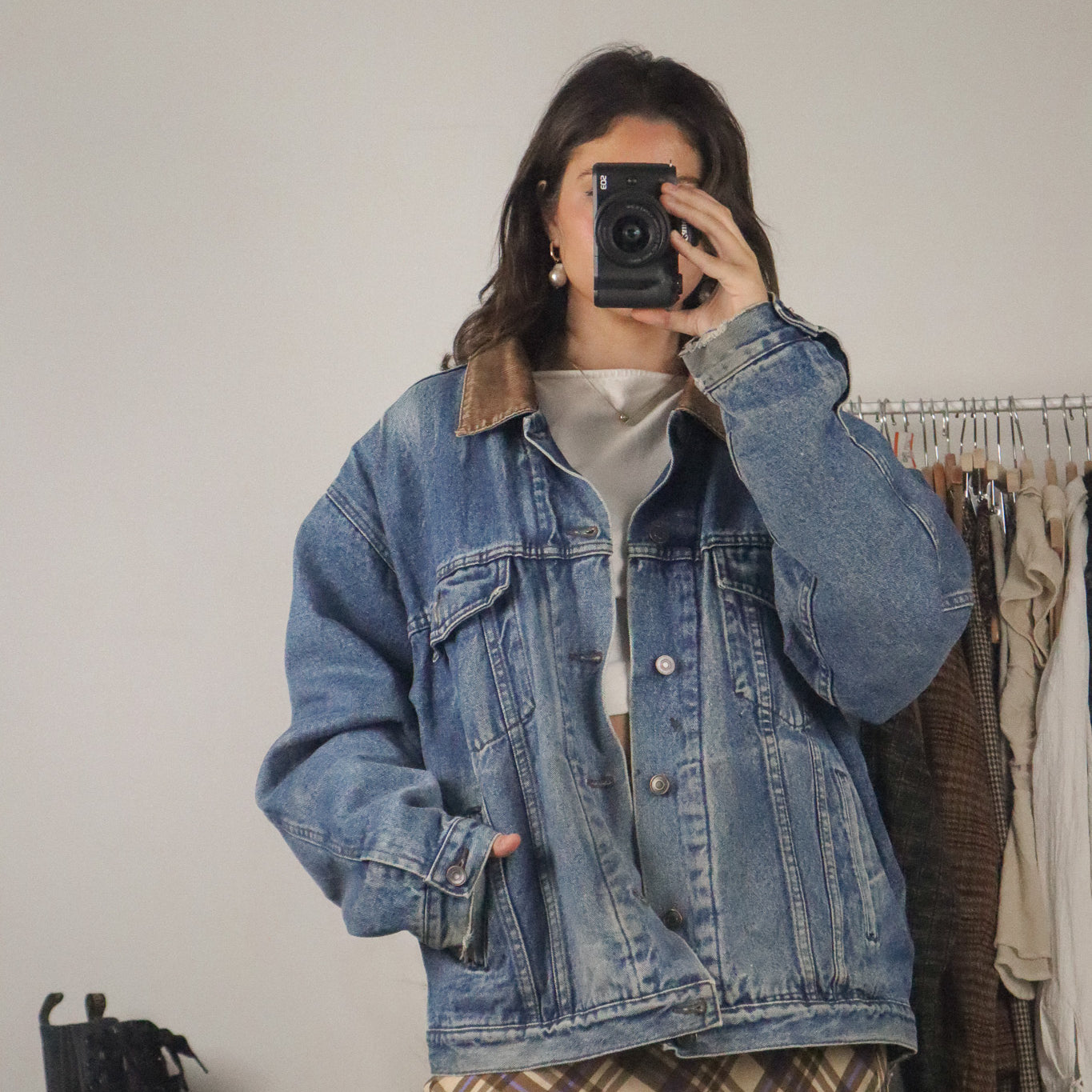 Vintage x Denim Trucker Jacker (L/XL)