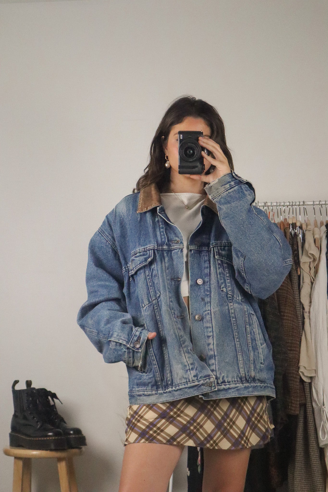 Vintage x Denim Trucker Jacker (L/XL)