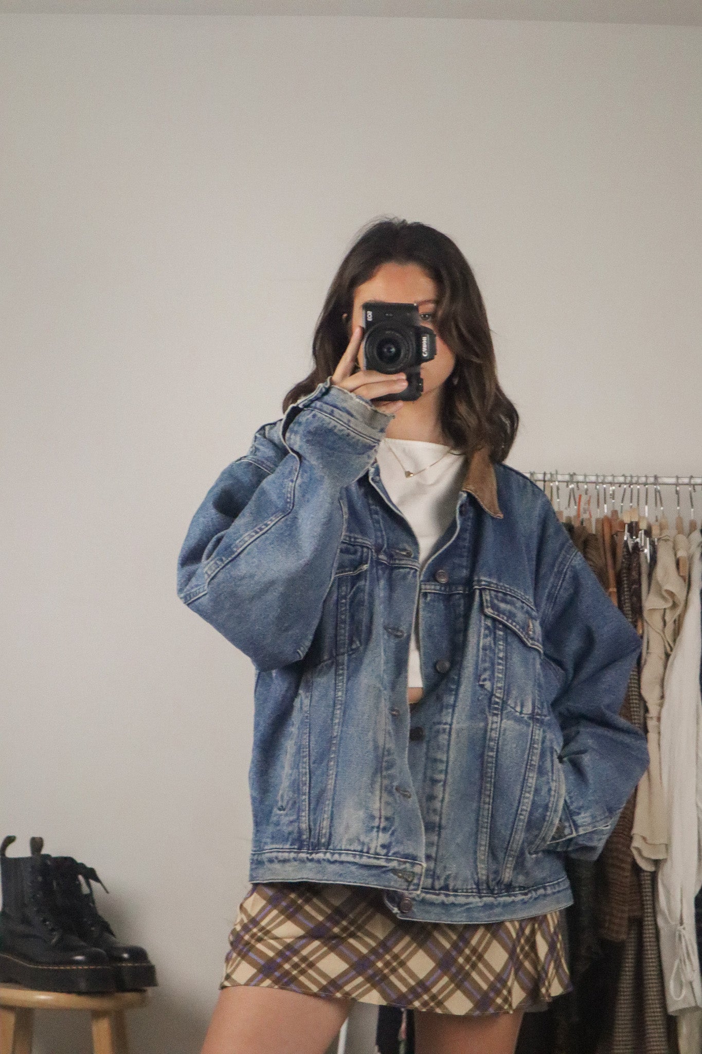 Vintage x Denim Trucker Jacker (L/XL)