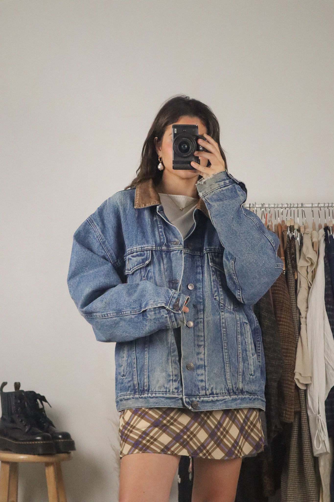 Vintage x Denim Trucker Jacker (L/XL)