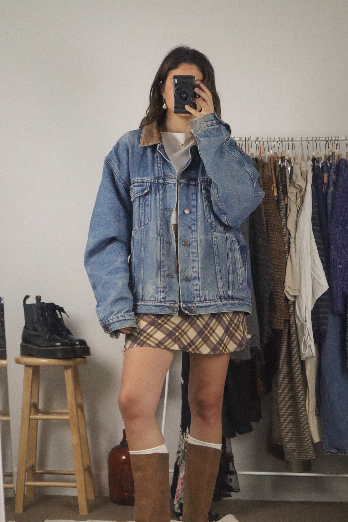 Vintage x Denim Trucker Jacker (L/XL)