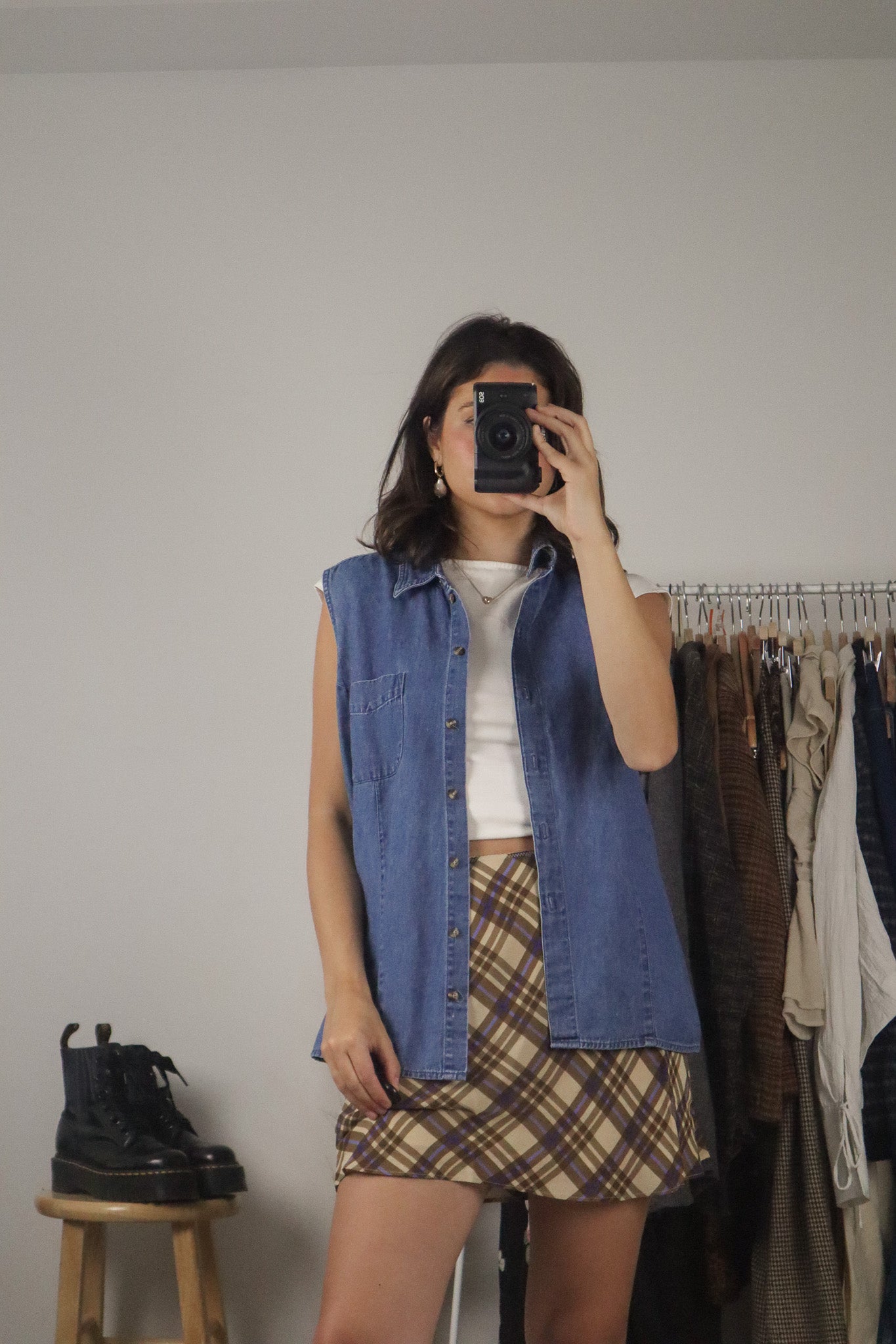 Vintage x Denim Tank (M)