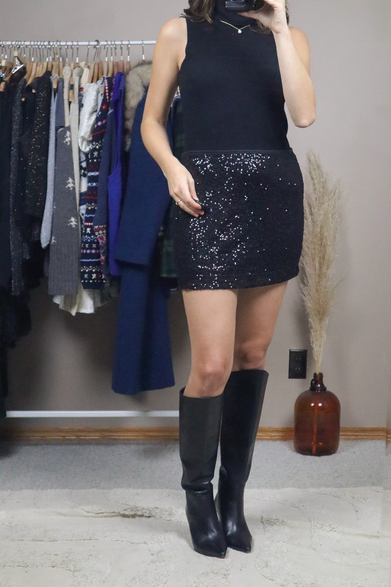 Modern x Sequence Mini Skirt (S)