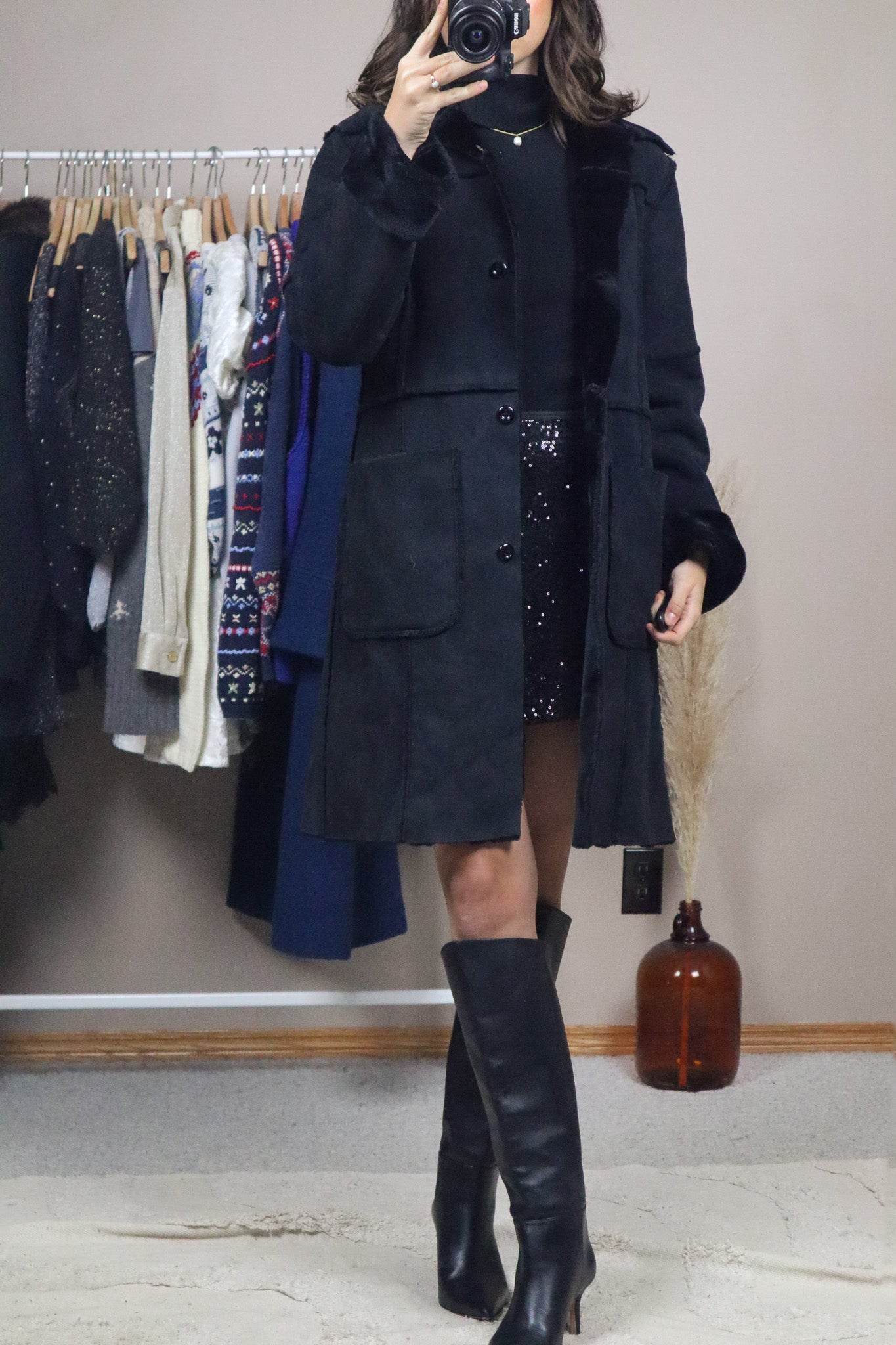 Vintage x Faux Sherpa Jacket (S)