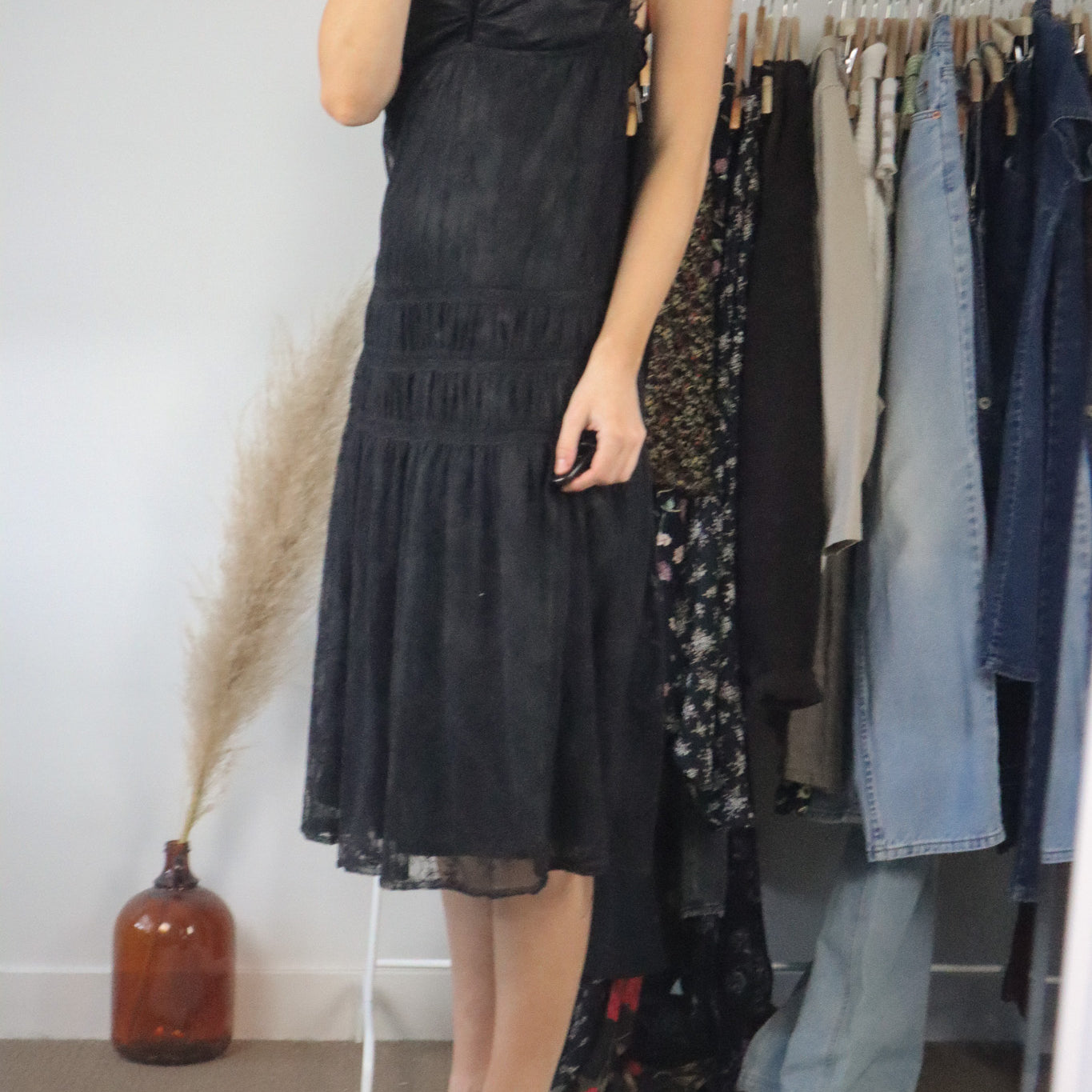 Vintage x Lace Midi Dress (8)