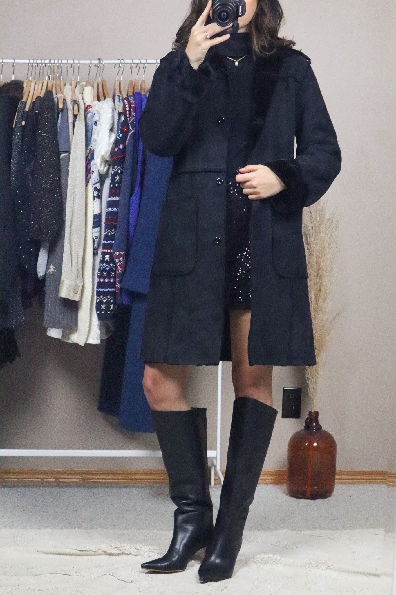 Vintage x Faux Sherpa Jacket (S)