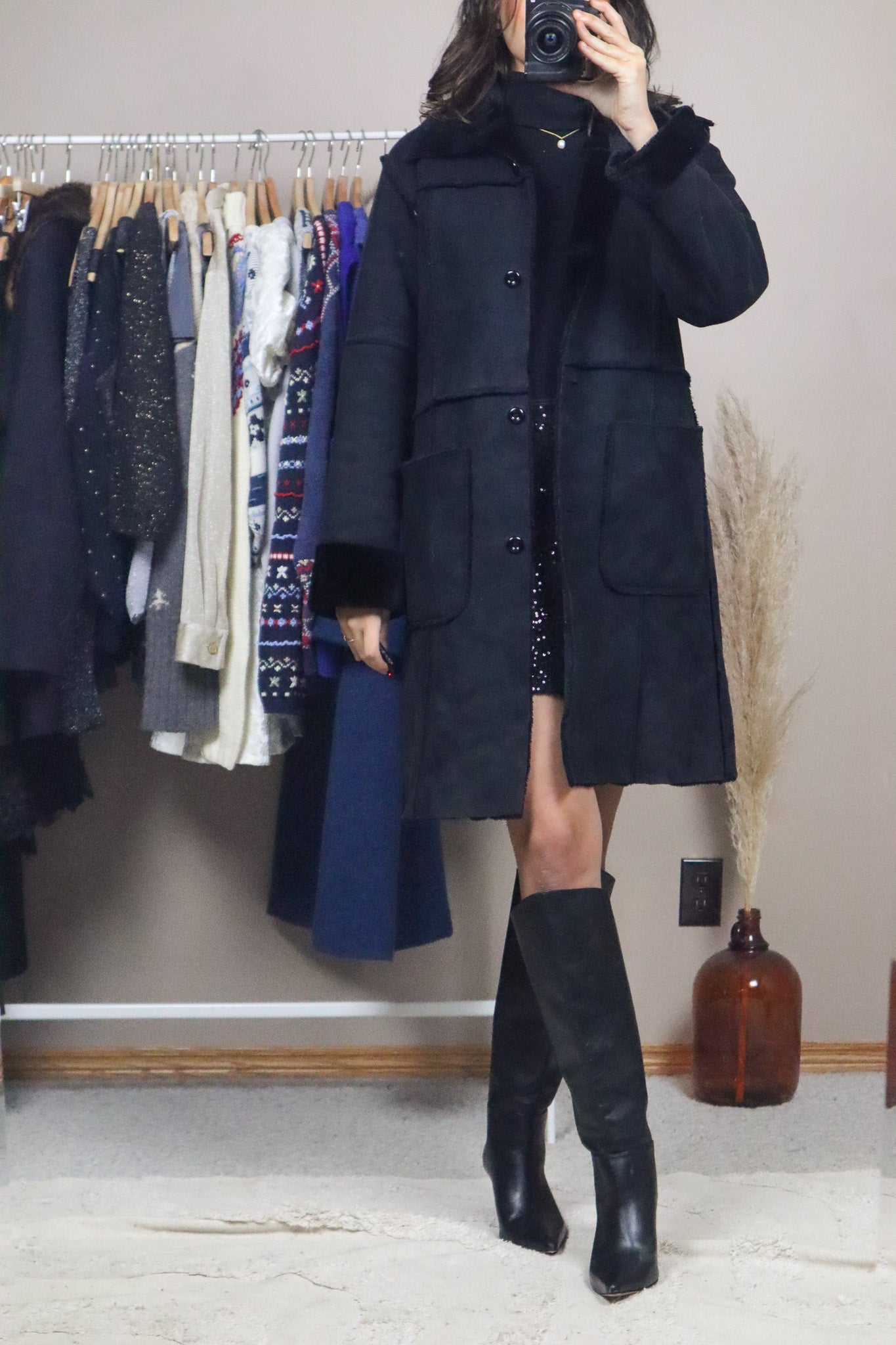 Vintage x Faux Sherpa Jacket (S)
