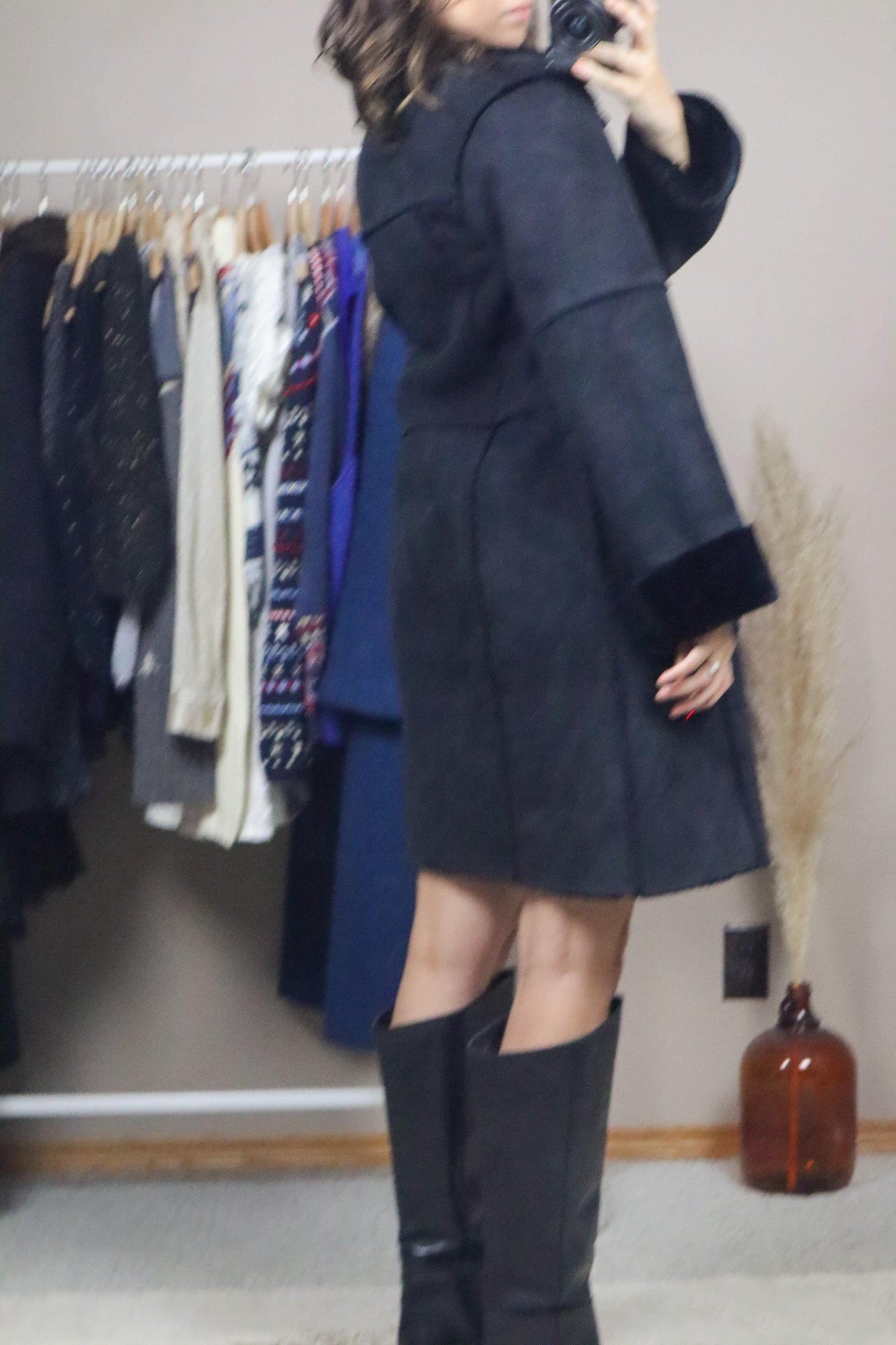 Vintage x Faux Sherpa Jacket (S)