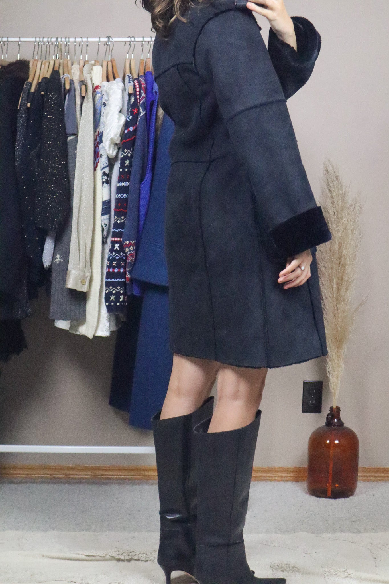 Vintage x Faux Sherpa Jacket (S)