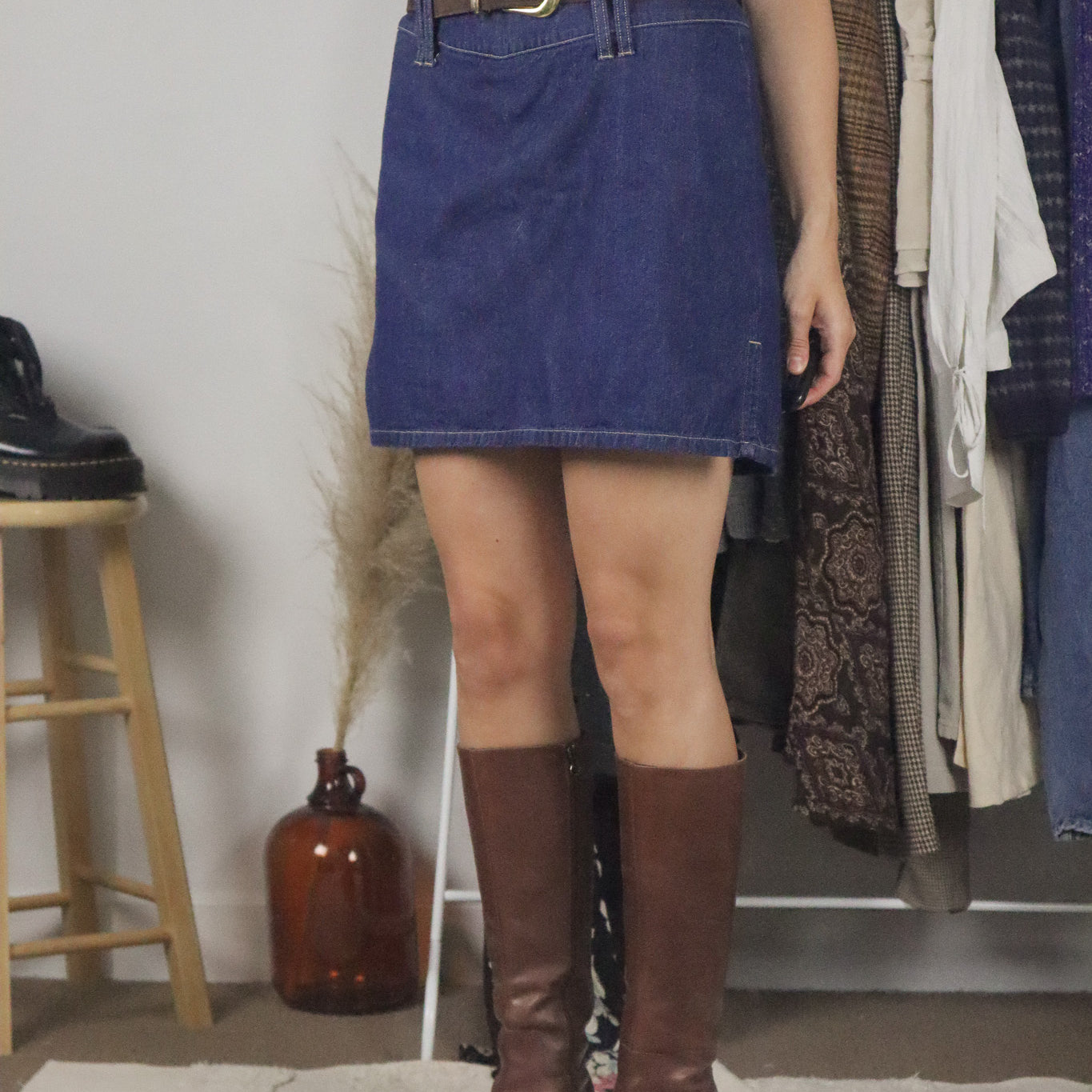Vintage x Denim Skort (8)