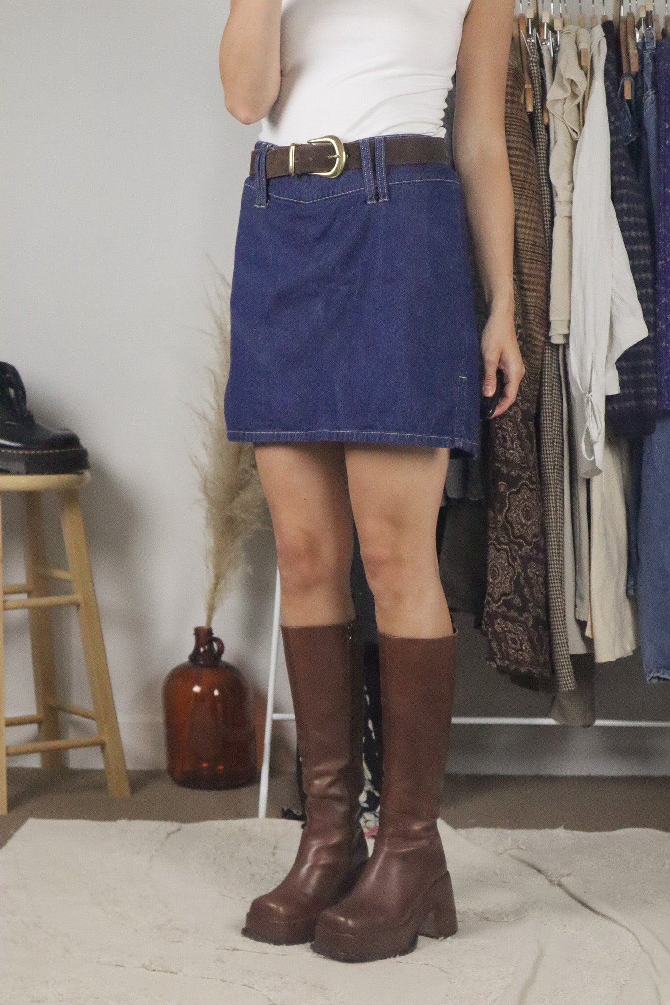 Vintage x Denim Skort (8)