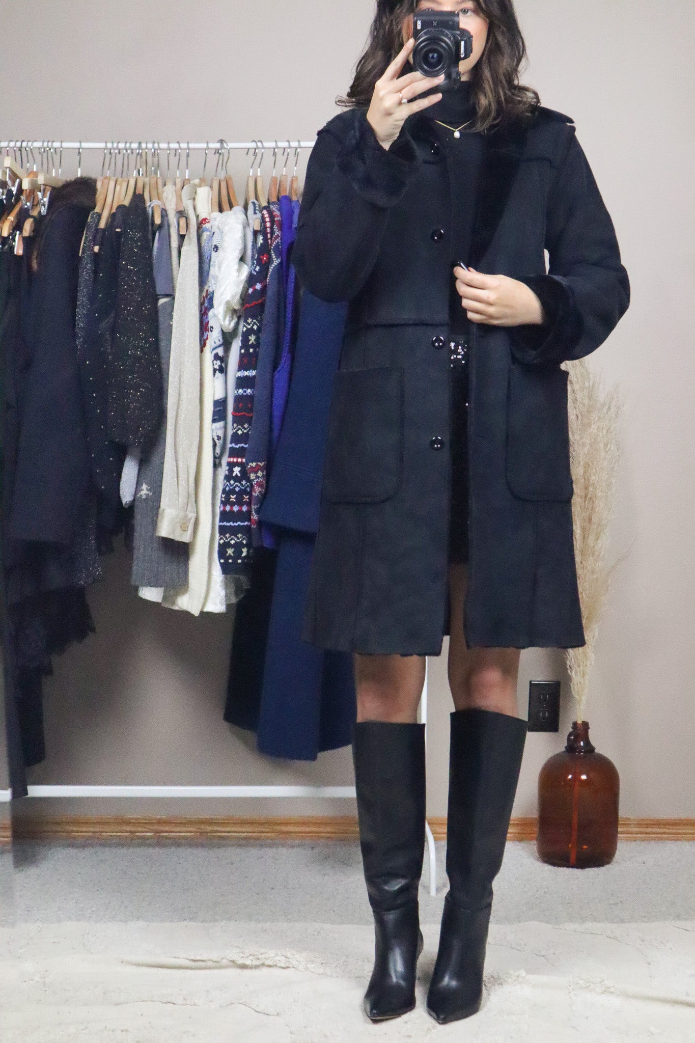 Vintage x Faux Sherpa Jacket (S)