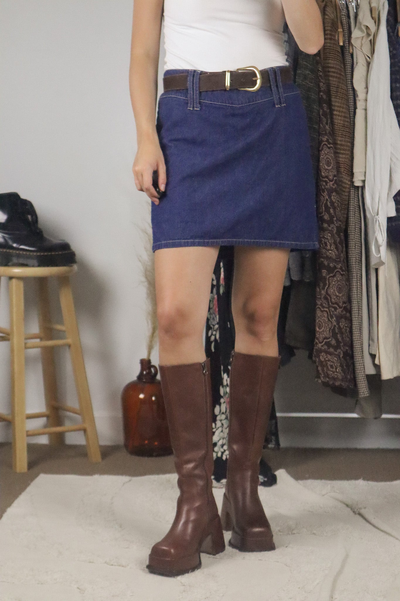 Vintage x Denim Skort (8)