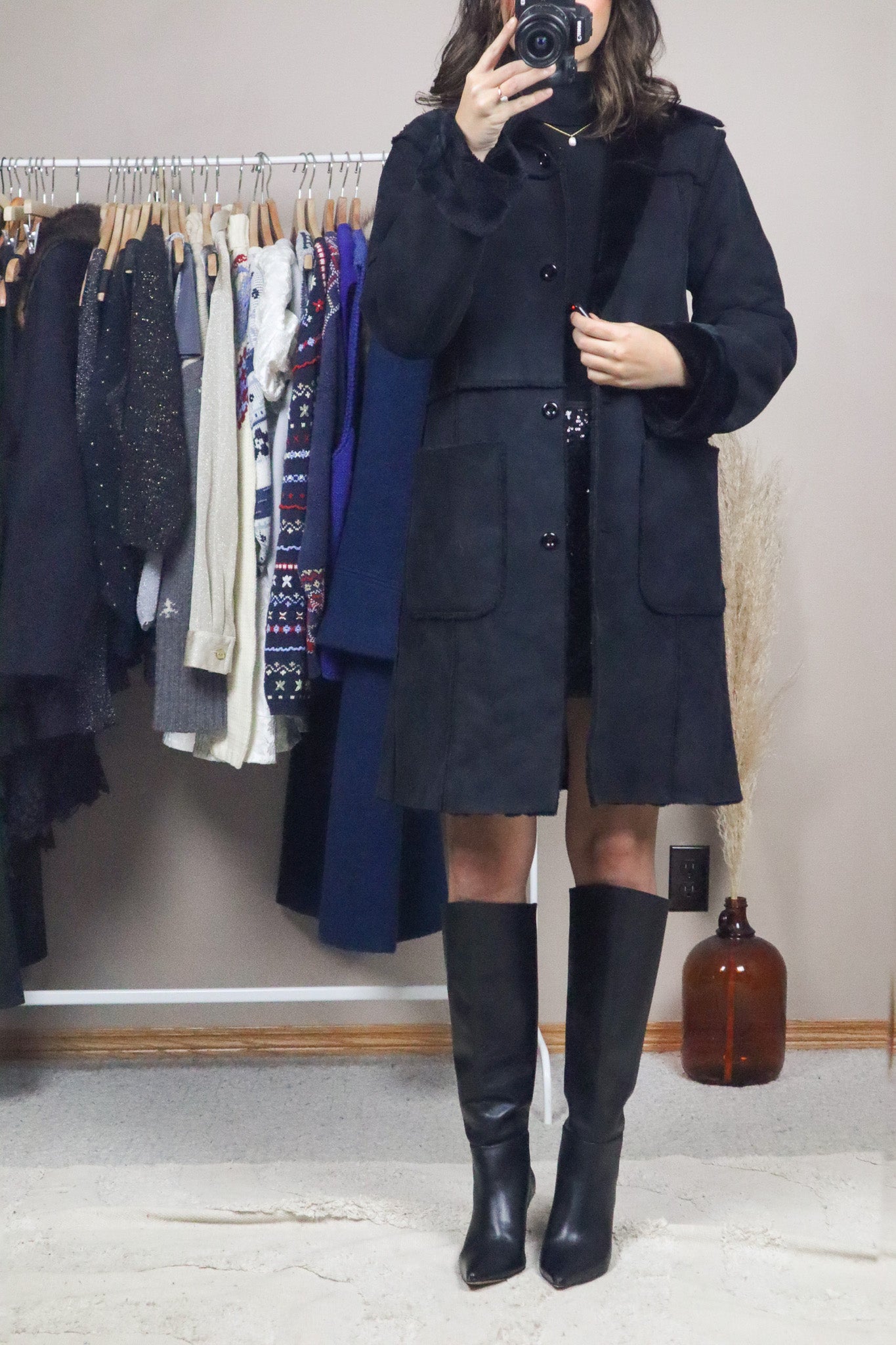 Vintage x Faux Sherpa Jacket (S)
