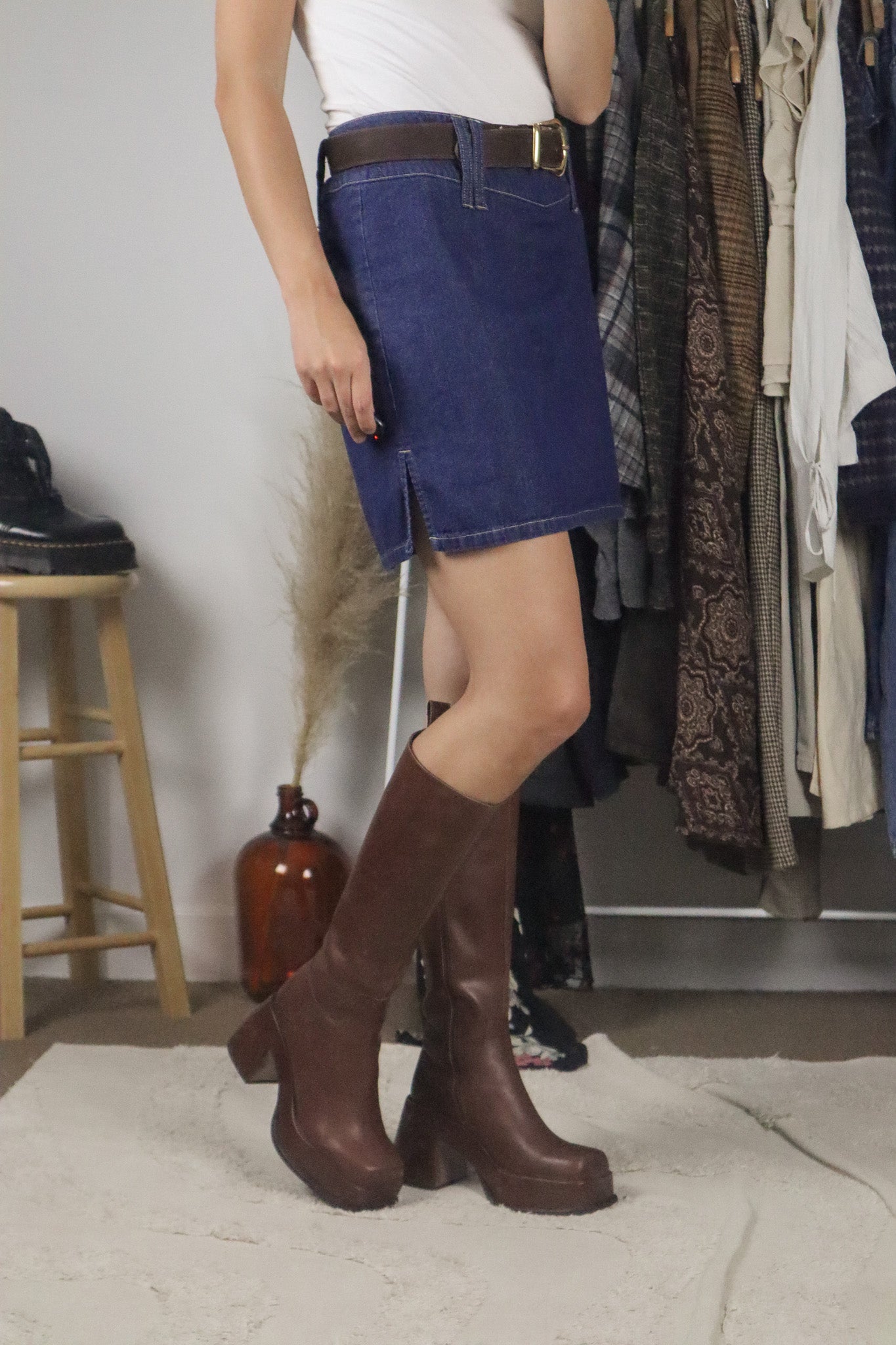 Vintage x Denim Skort (8)