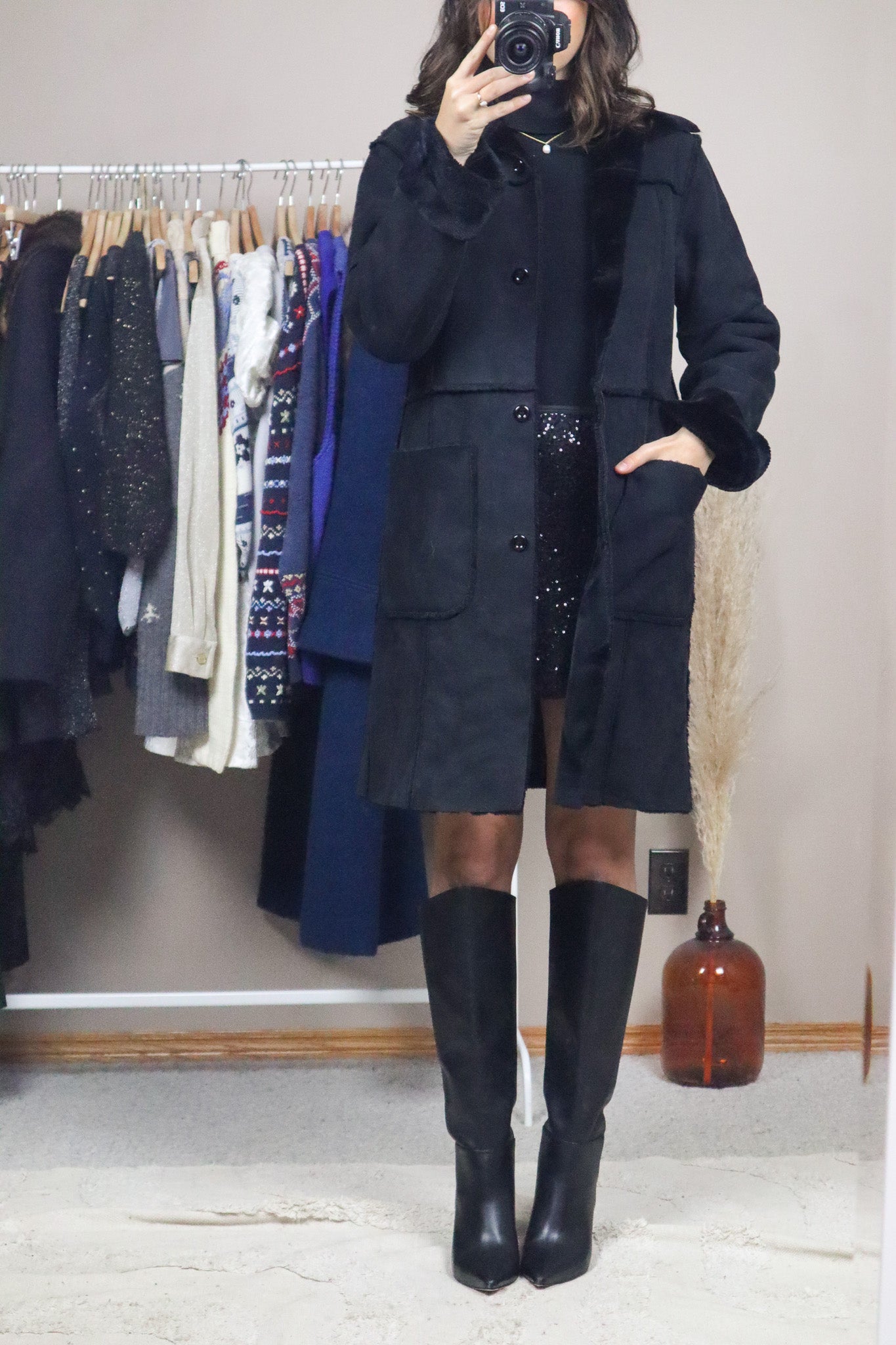 Vintage x Faux Sherpa Jacket (S)