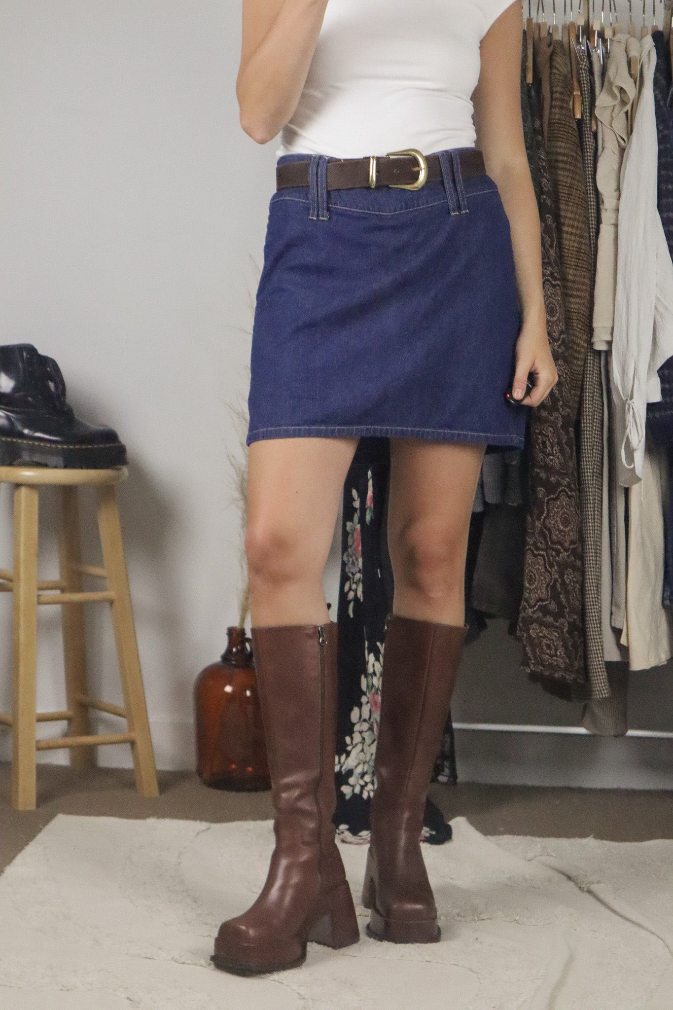 Vintage x Denim Skort (8)