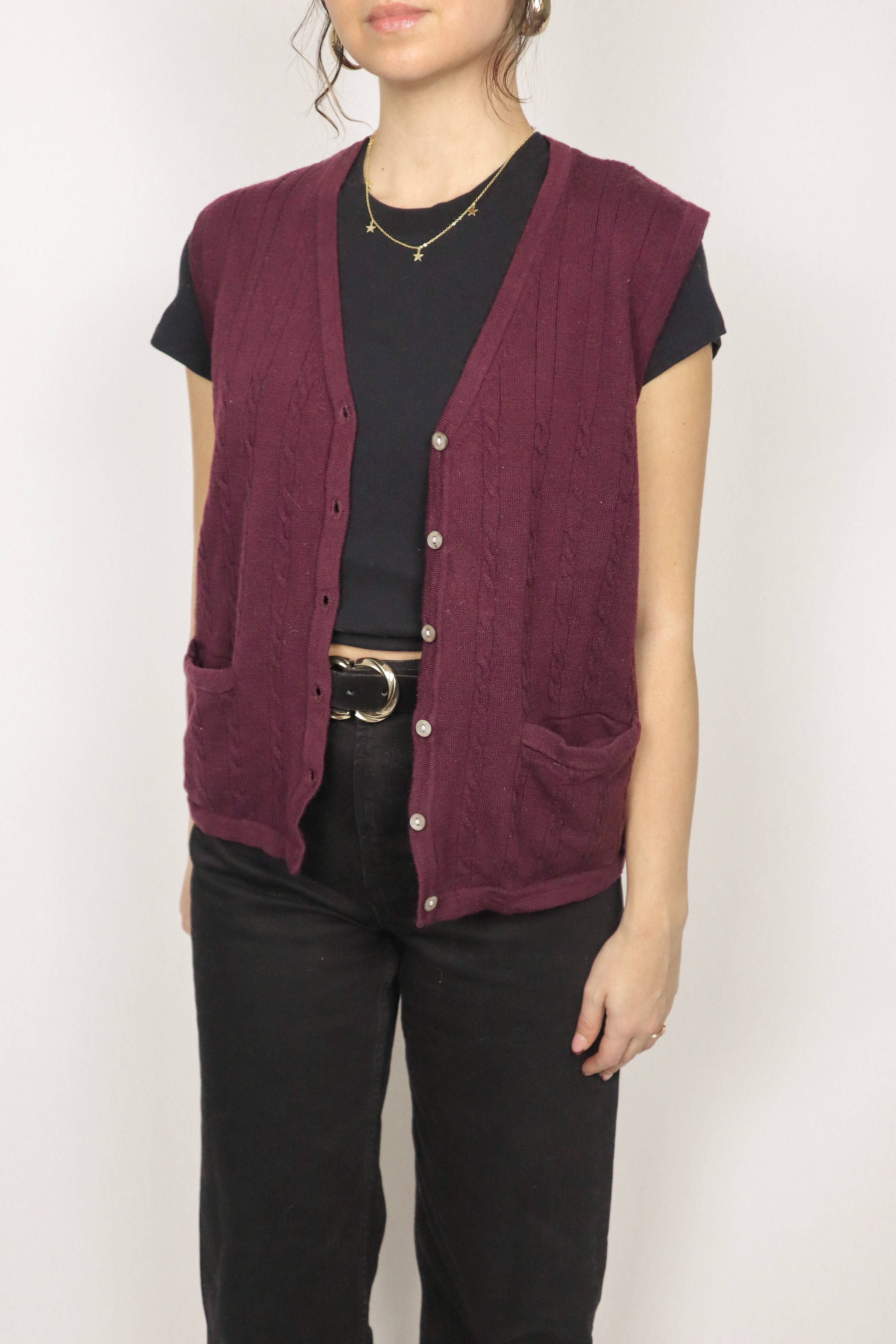 Vintage x Wool Vest (S/M)