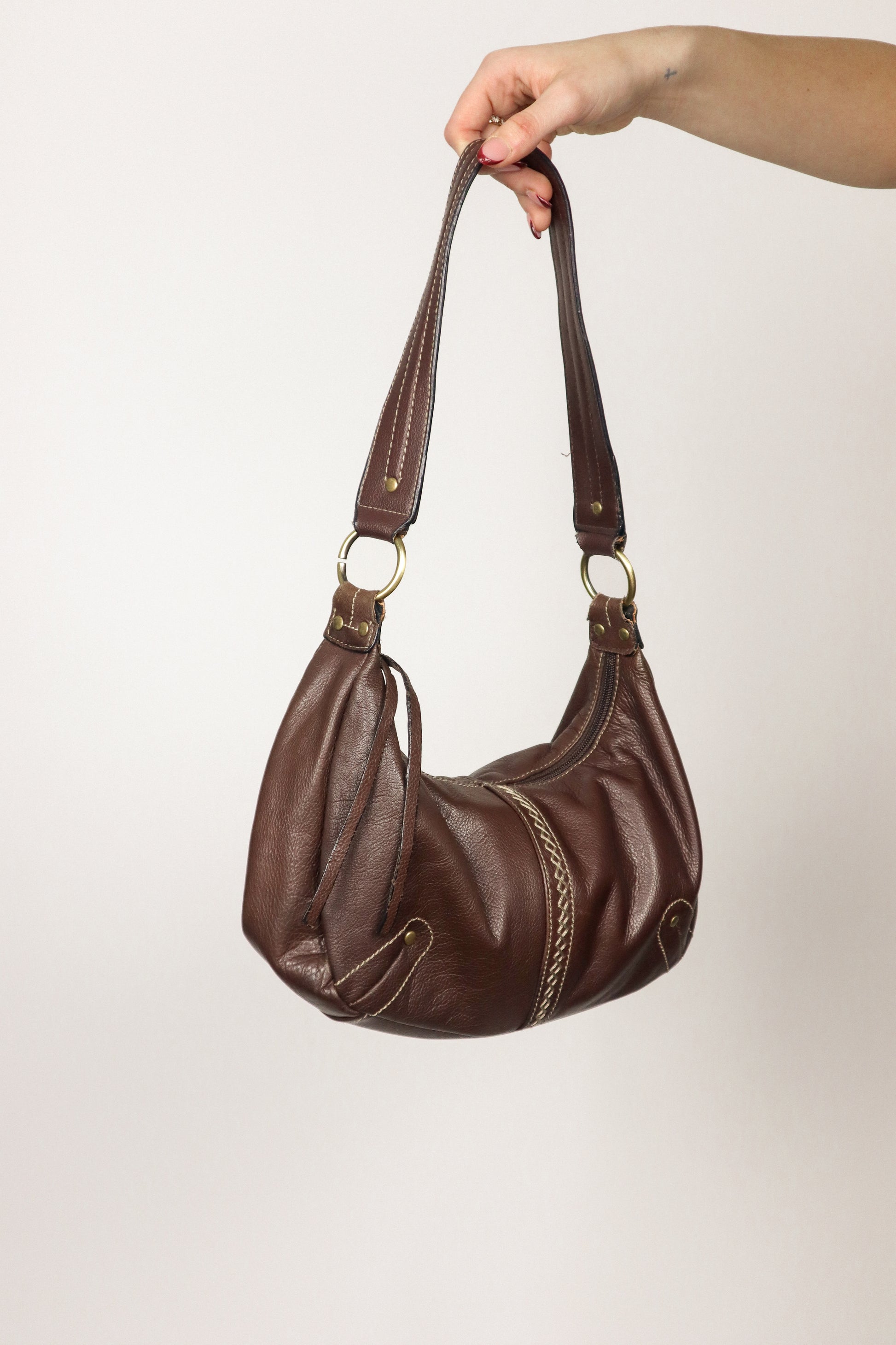 Vintage x Leather Hobo Bag