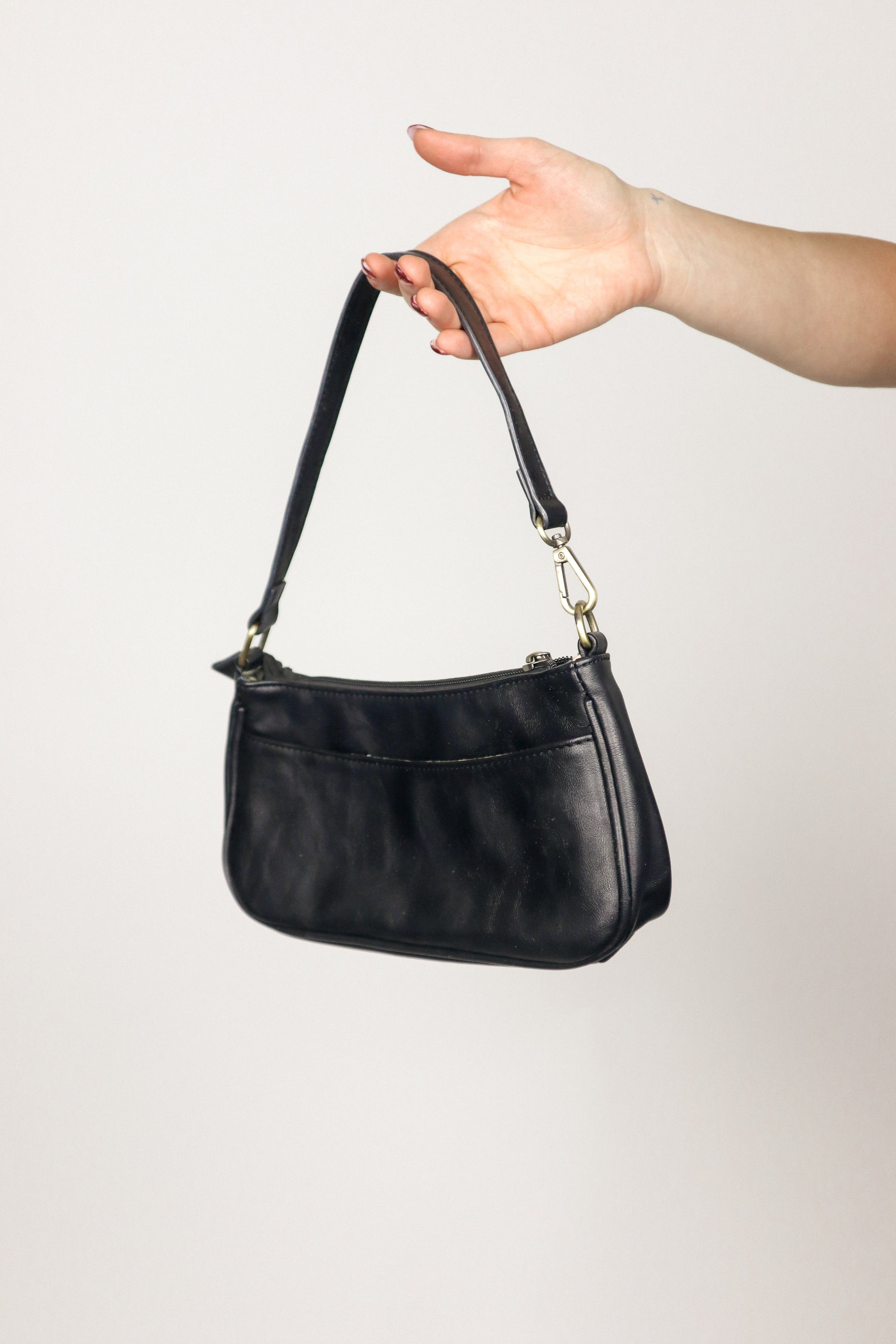 Vintage x Faux Leather Purse