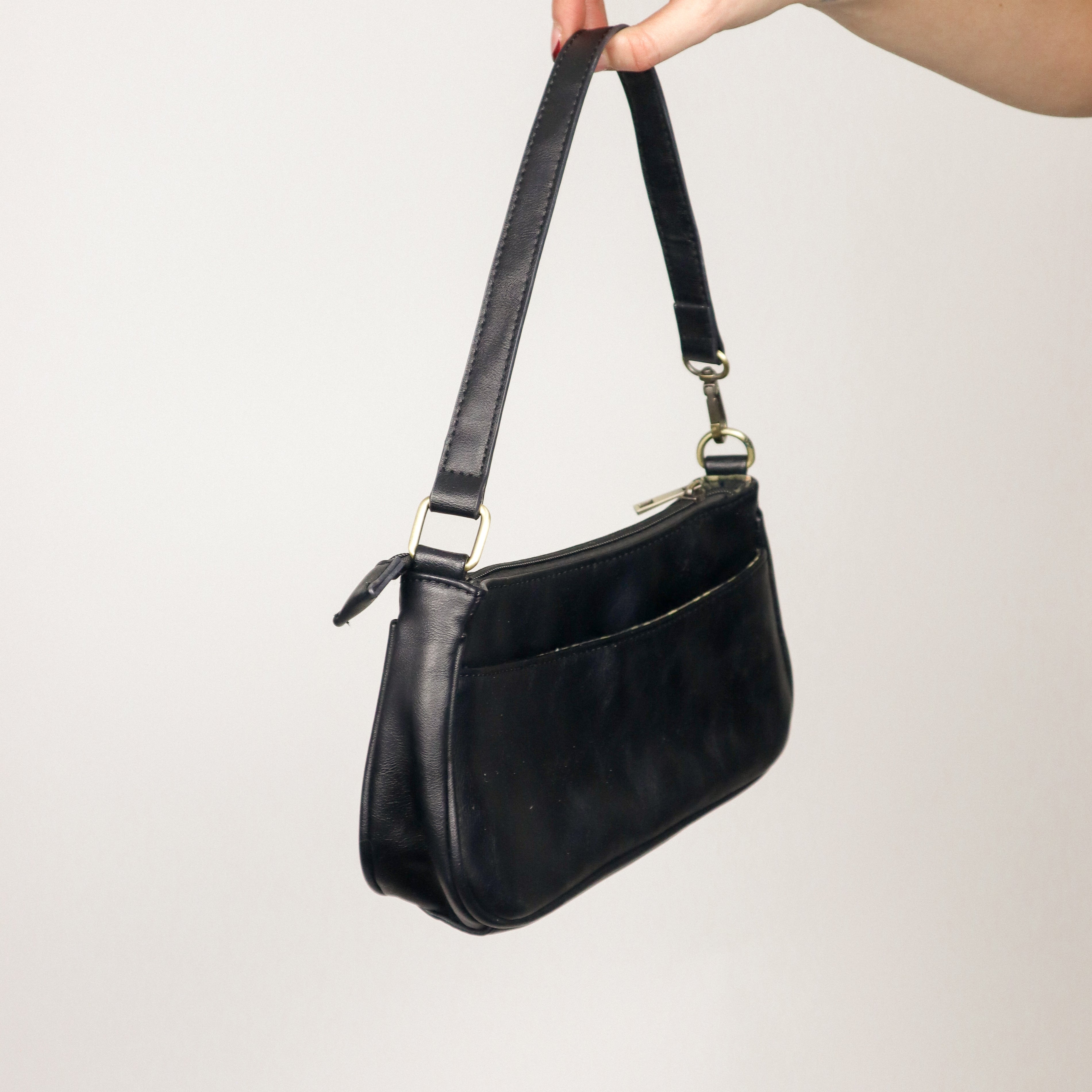 Vintage x Faux Leather Purse