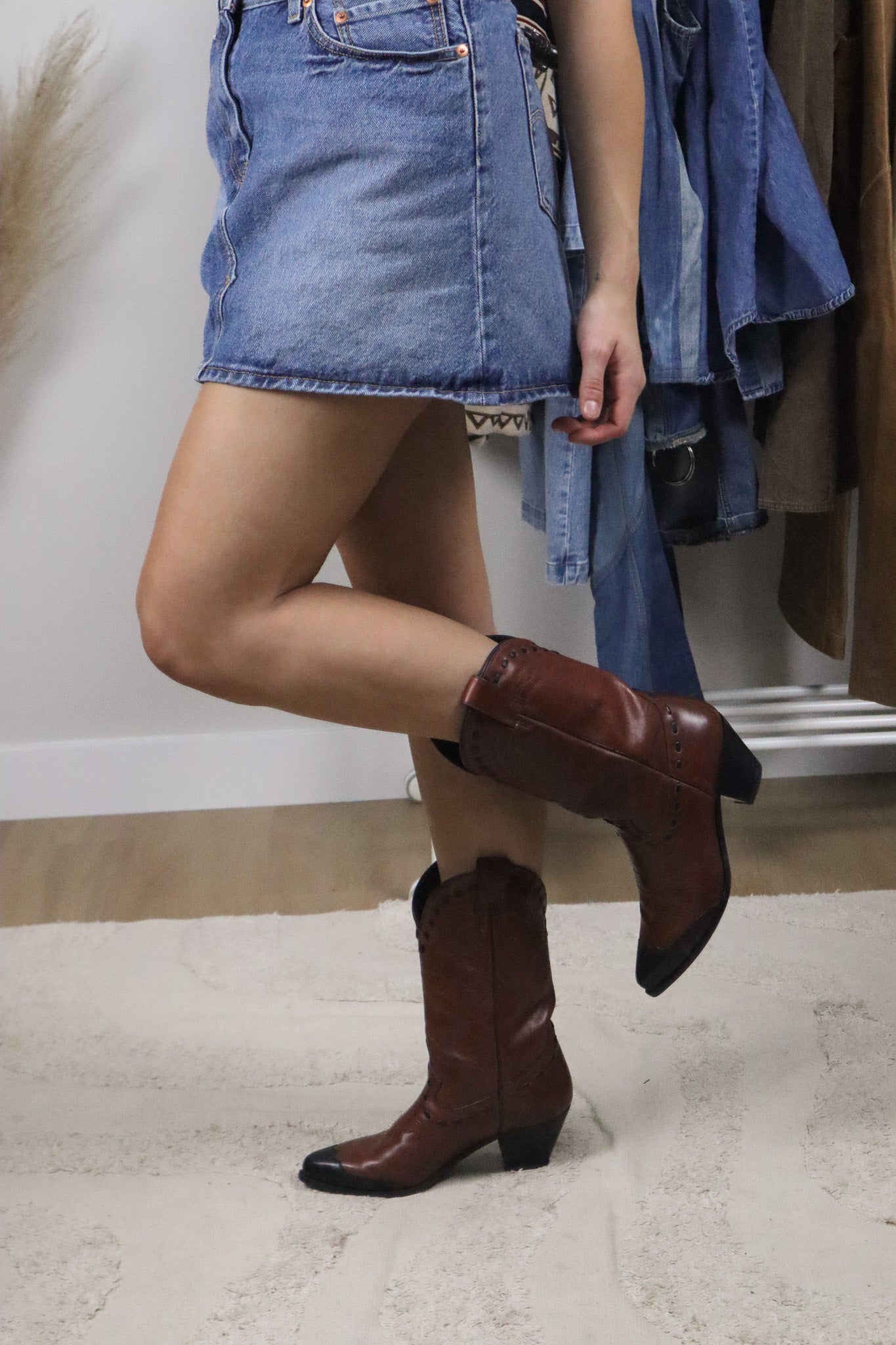 Vintage x Dingo Leather Boots (6.5/7)