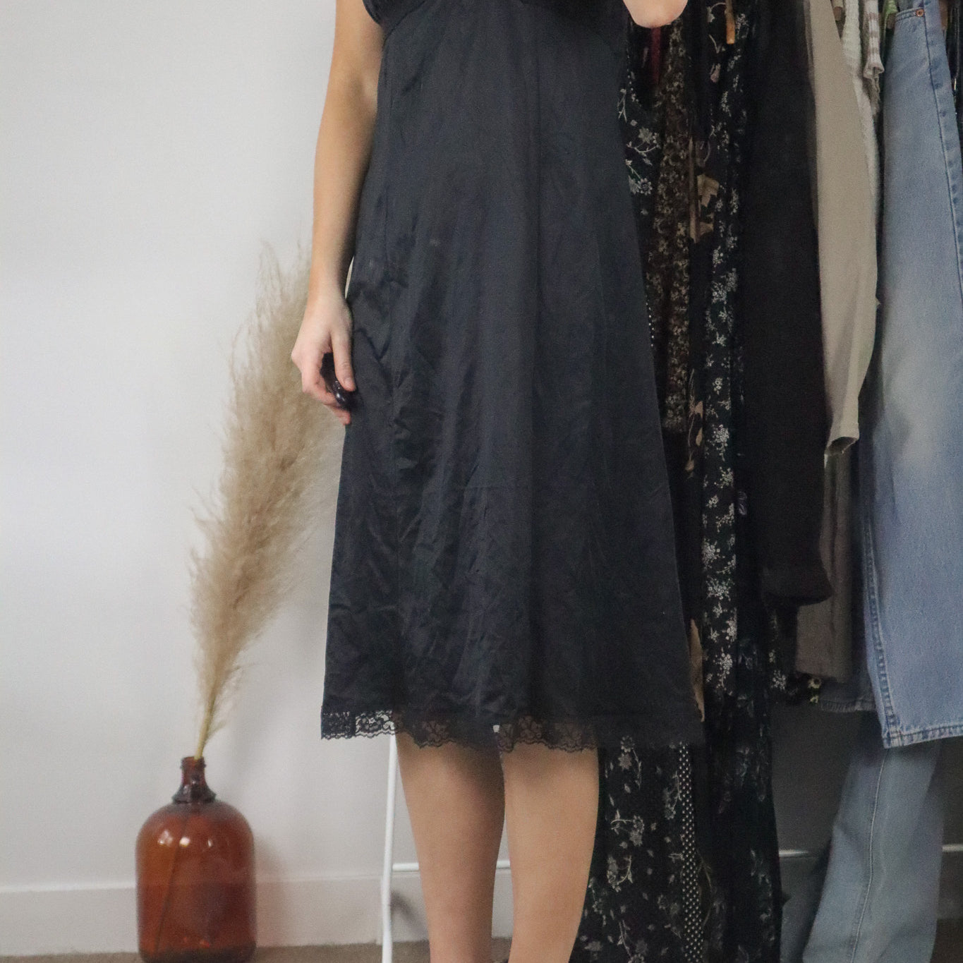 Made in Canada x Vintage x Slip Dress (M)
