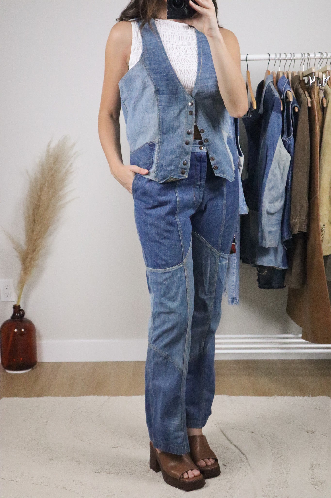 Made in Canada x Vintage x 1970s Lee Patchwork 3 Piece Set (8)