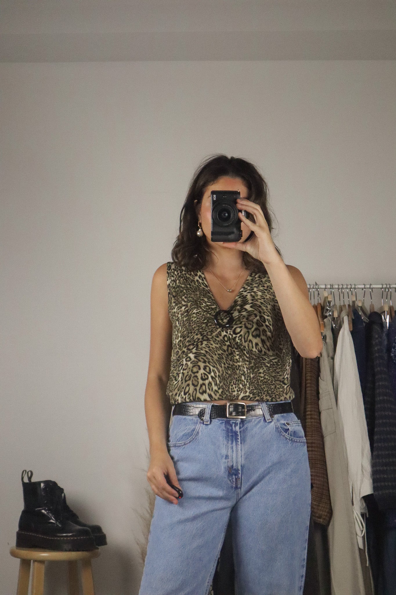 Made in Canada x Vintage x Cheetah Tank (M)