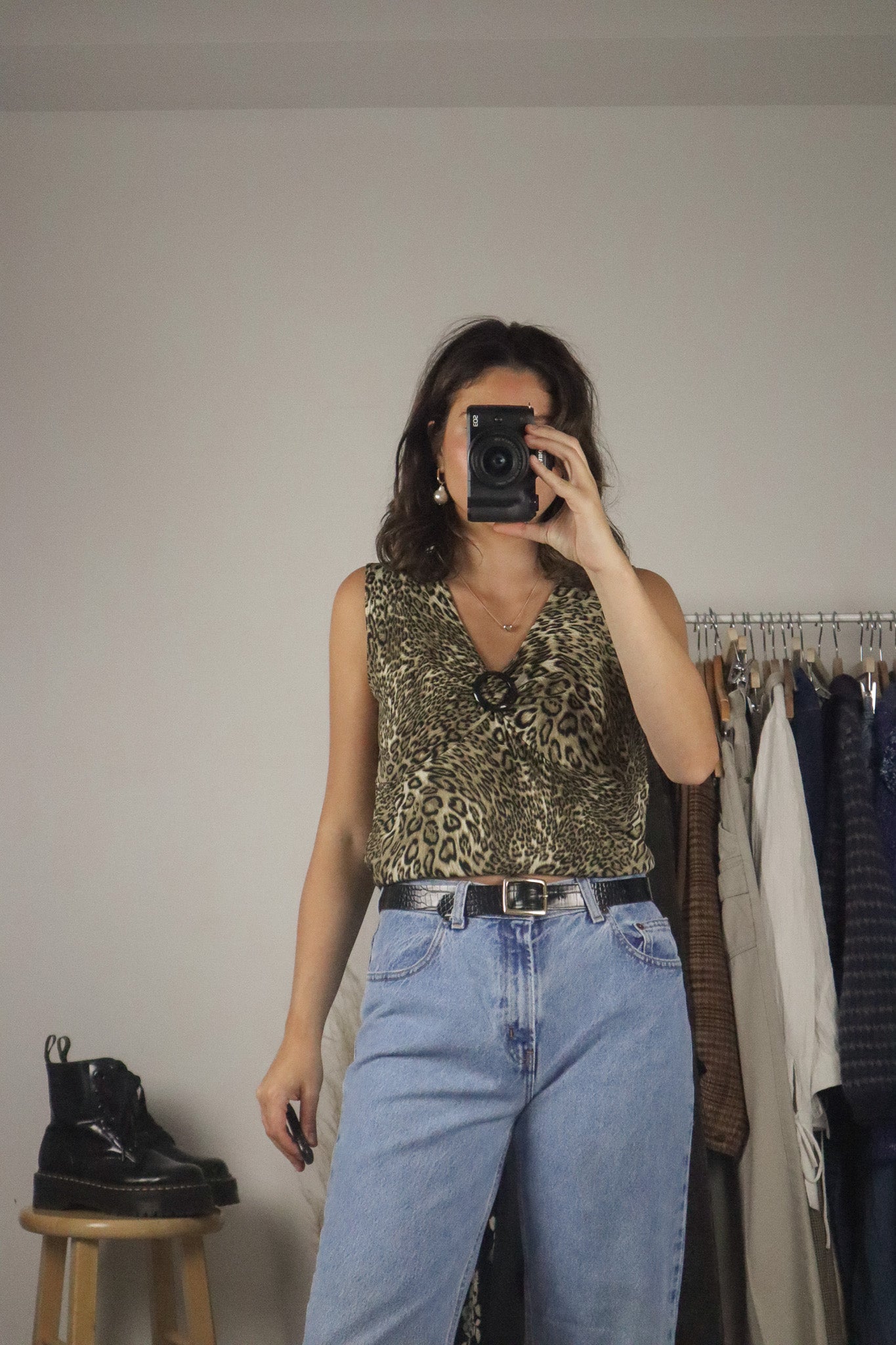 Made in Canada x Vintage x Cheetah Tank (M)