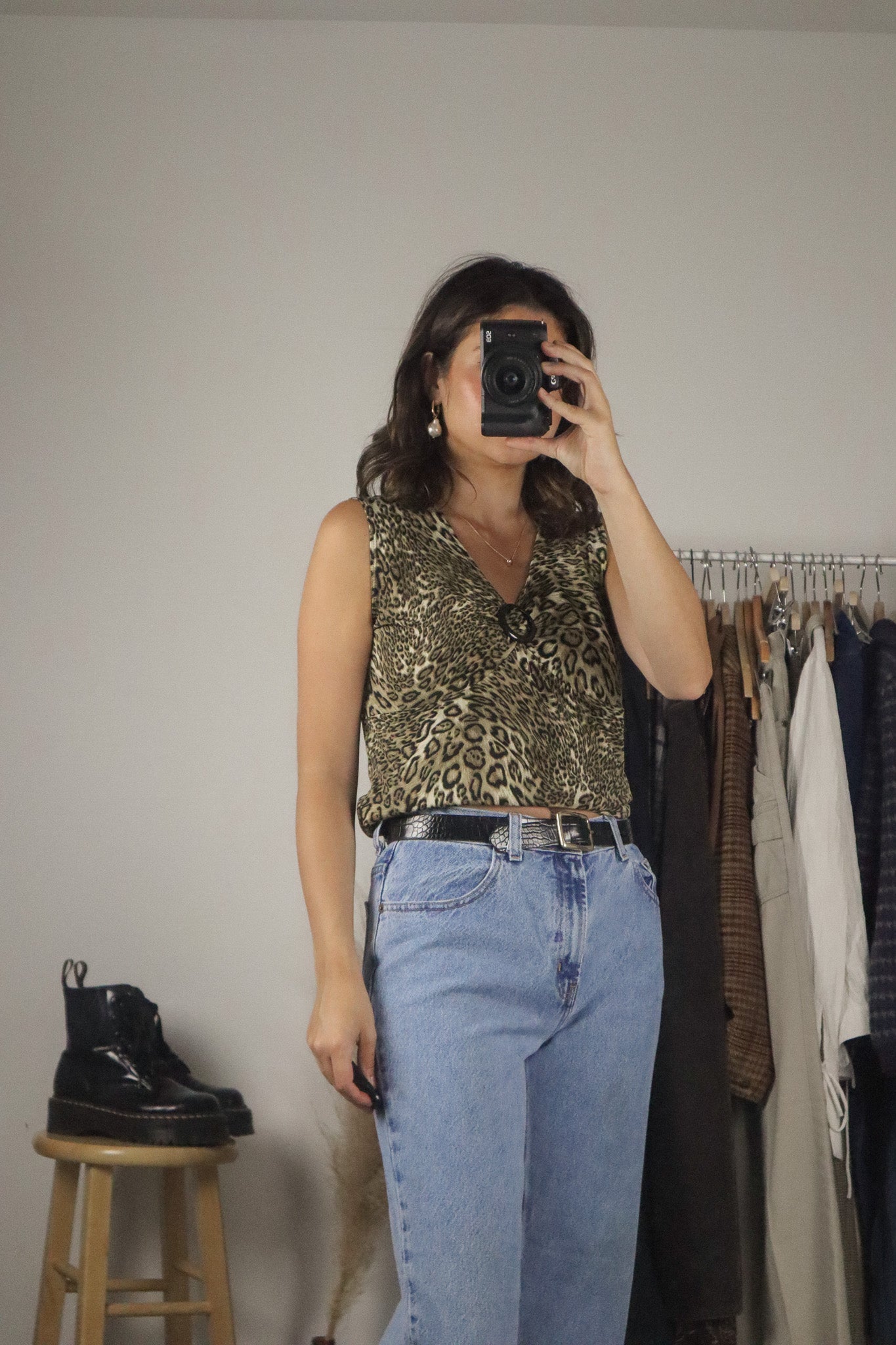 Made in Canada x Vintage x Cheetah Tank (M)