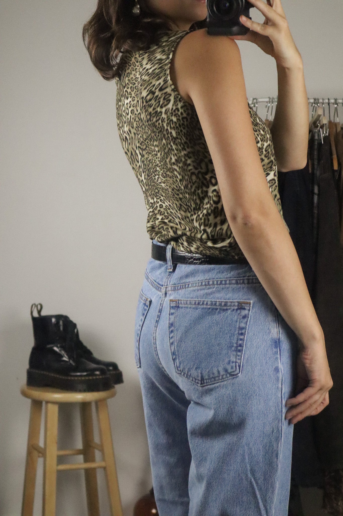 Made in Canada x Vintage x Cheetah Tank (M)