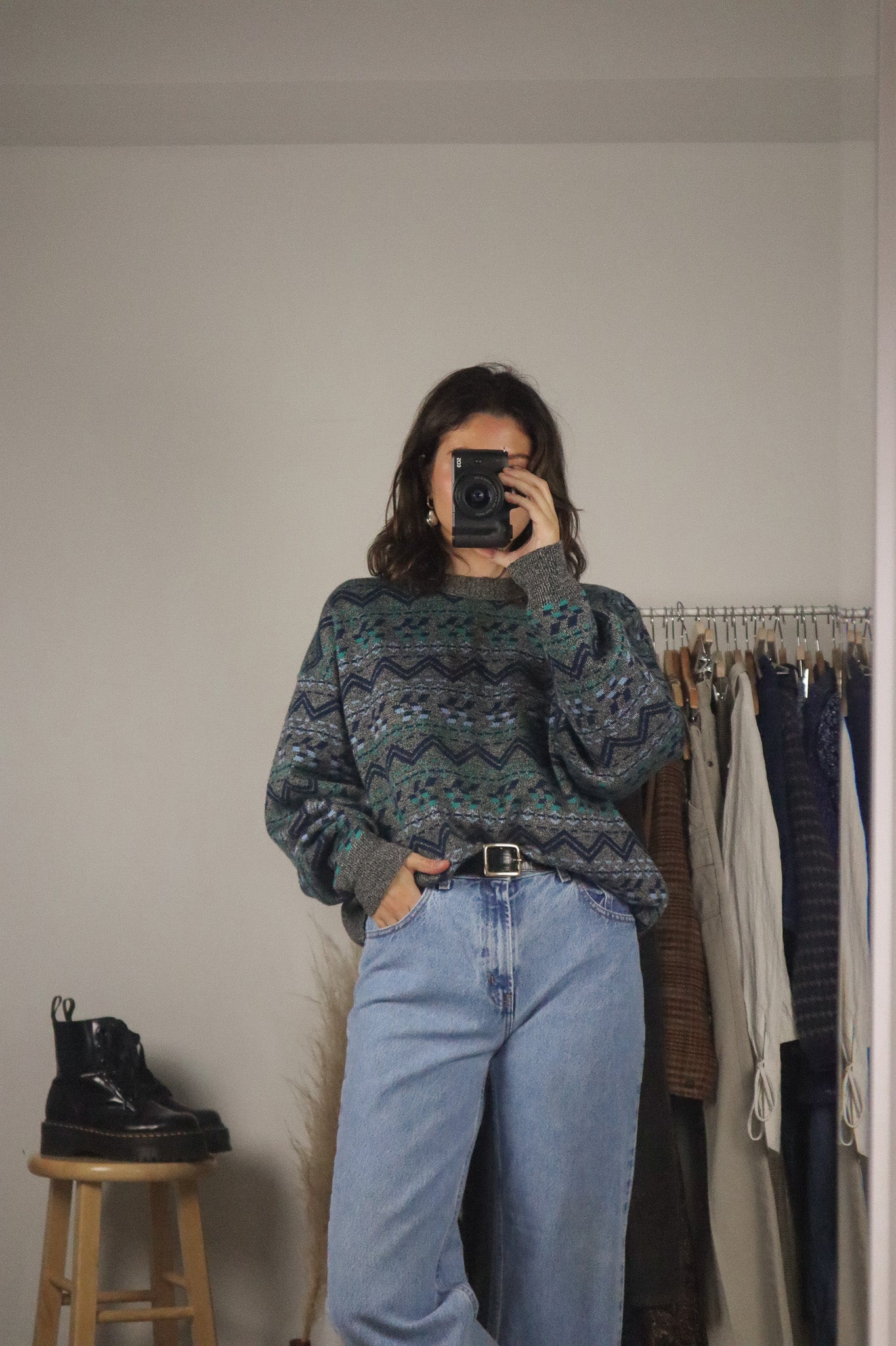 Vintage x Pattern Knit (M/L)