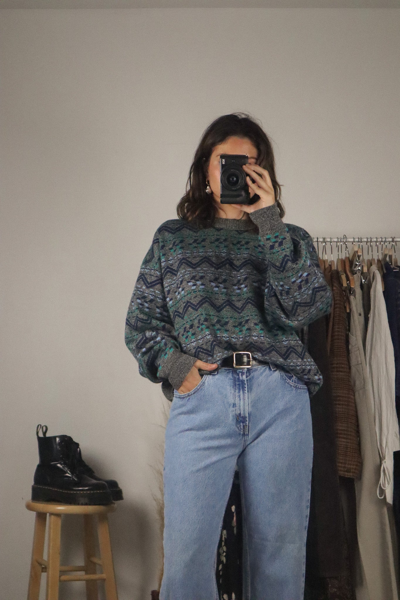 Vintage x Pattern Knit (M/L)