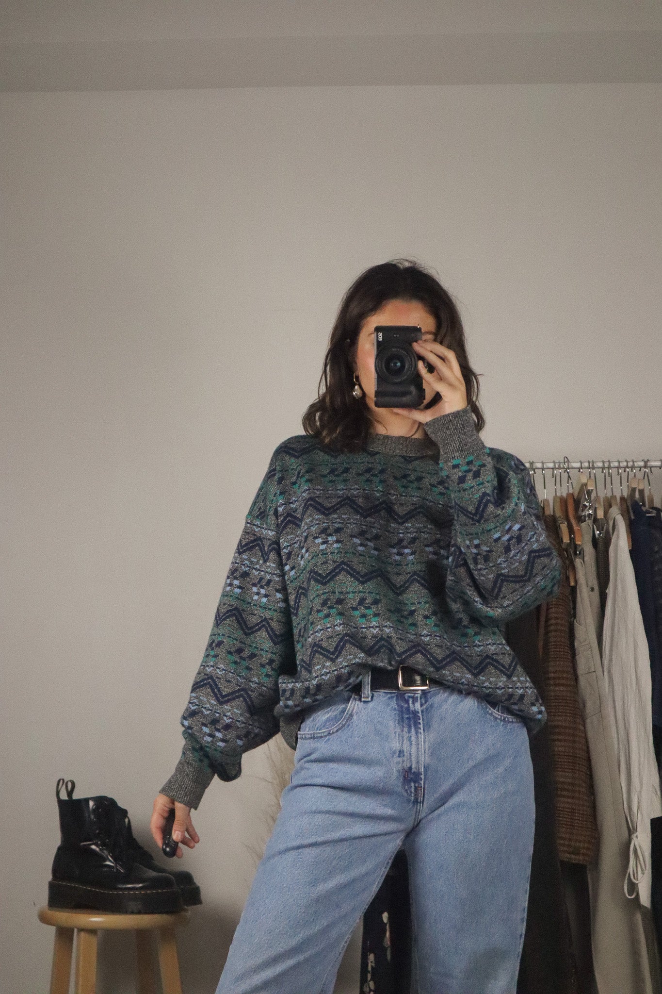 Vintage x Pattern Knit (M/L)