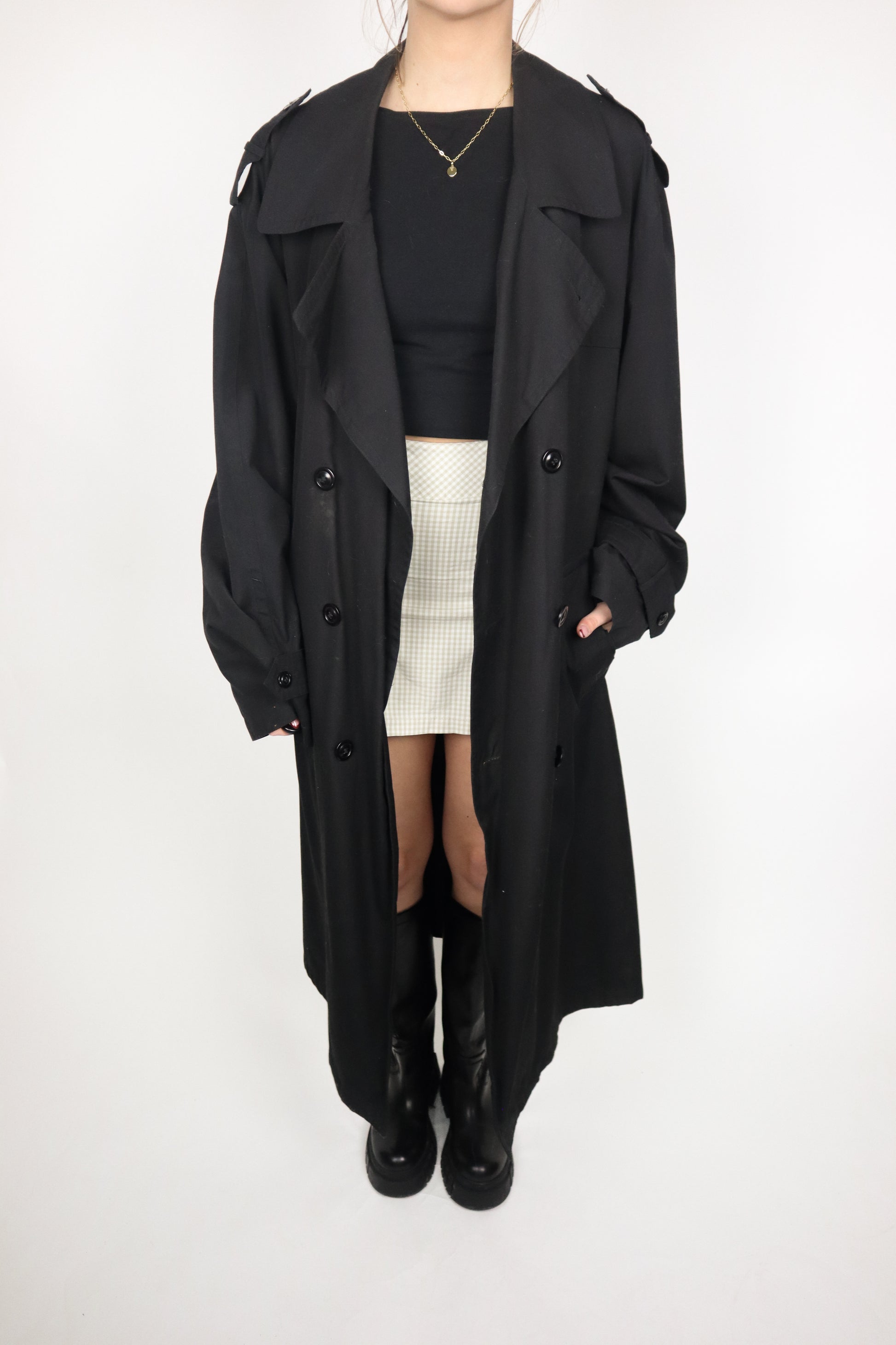 Vintage x Trench Coat (L/XL)