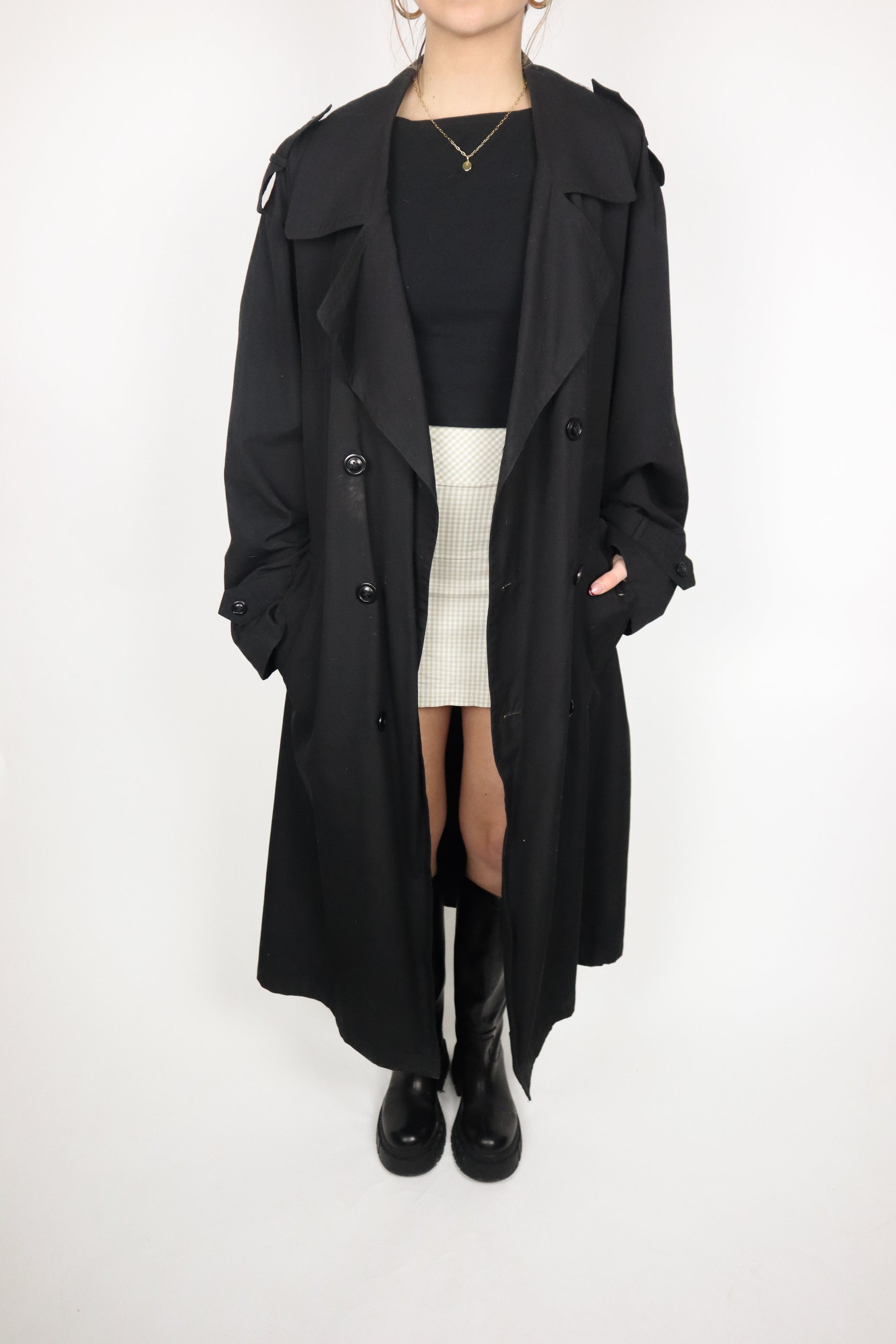 Vintage x Trench Coat (L/XL)