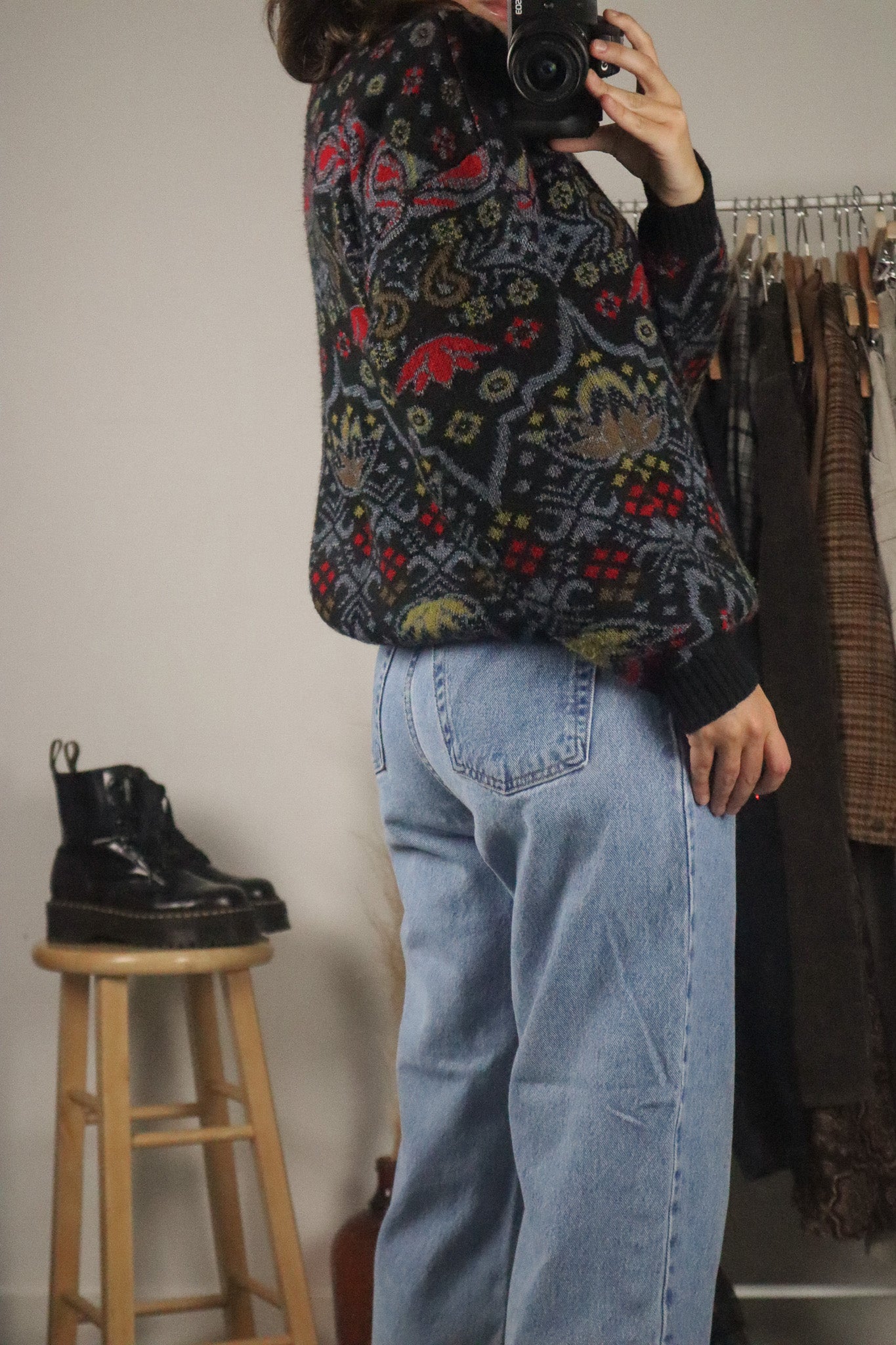 Vintage x Paisley Knit Sweater (M/L)