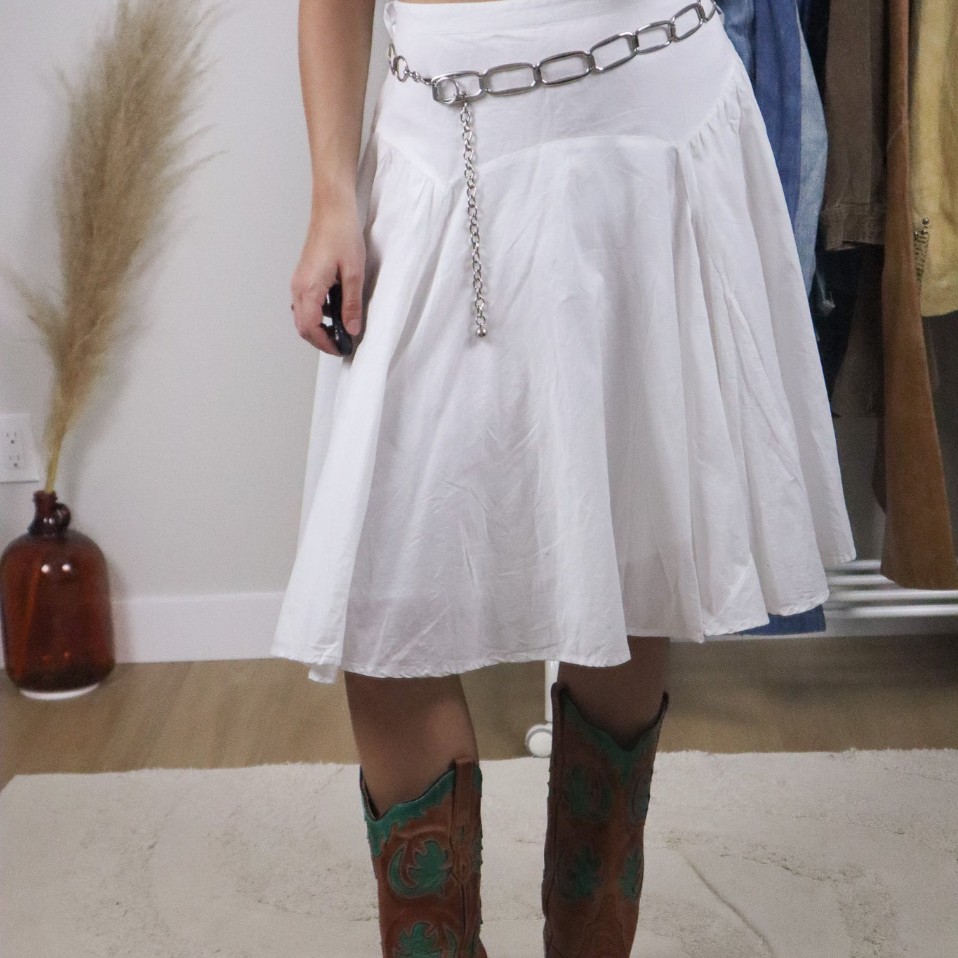 Vintage x Chain Belt (M-L)