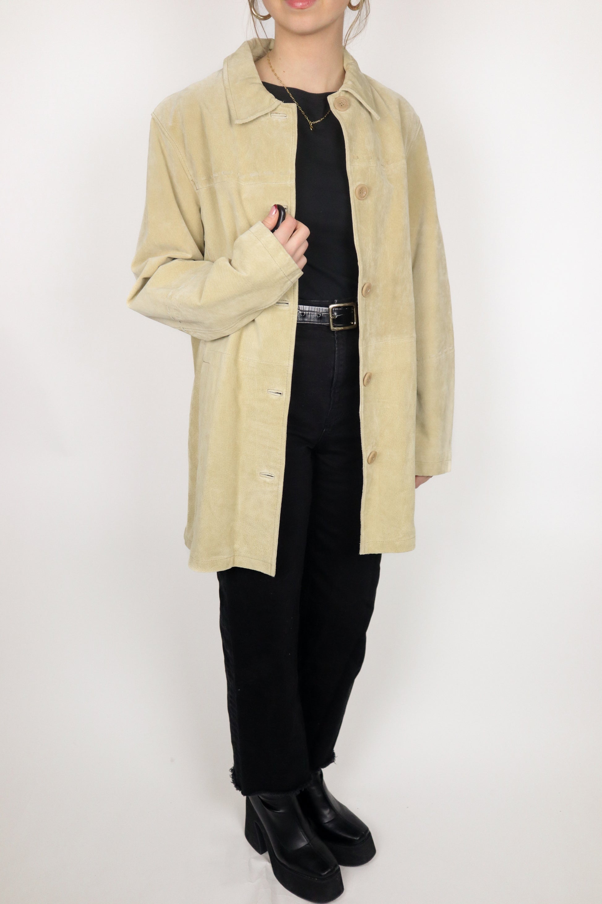 Deadstock x Vintage x Suede Jacket (M)