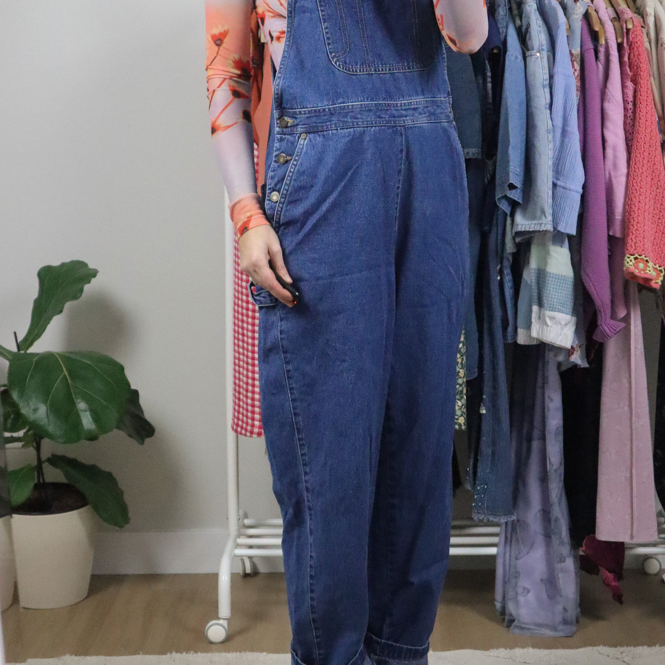 Vintage x Denim Overalls (M)