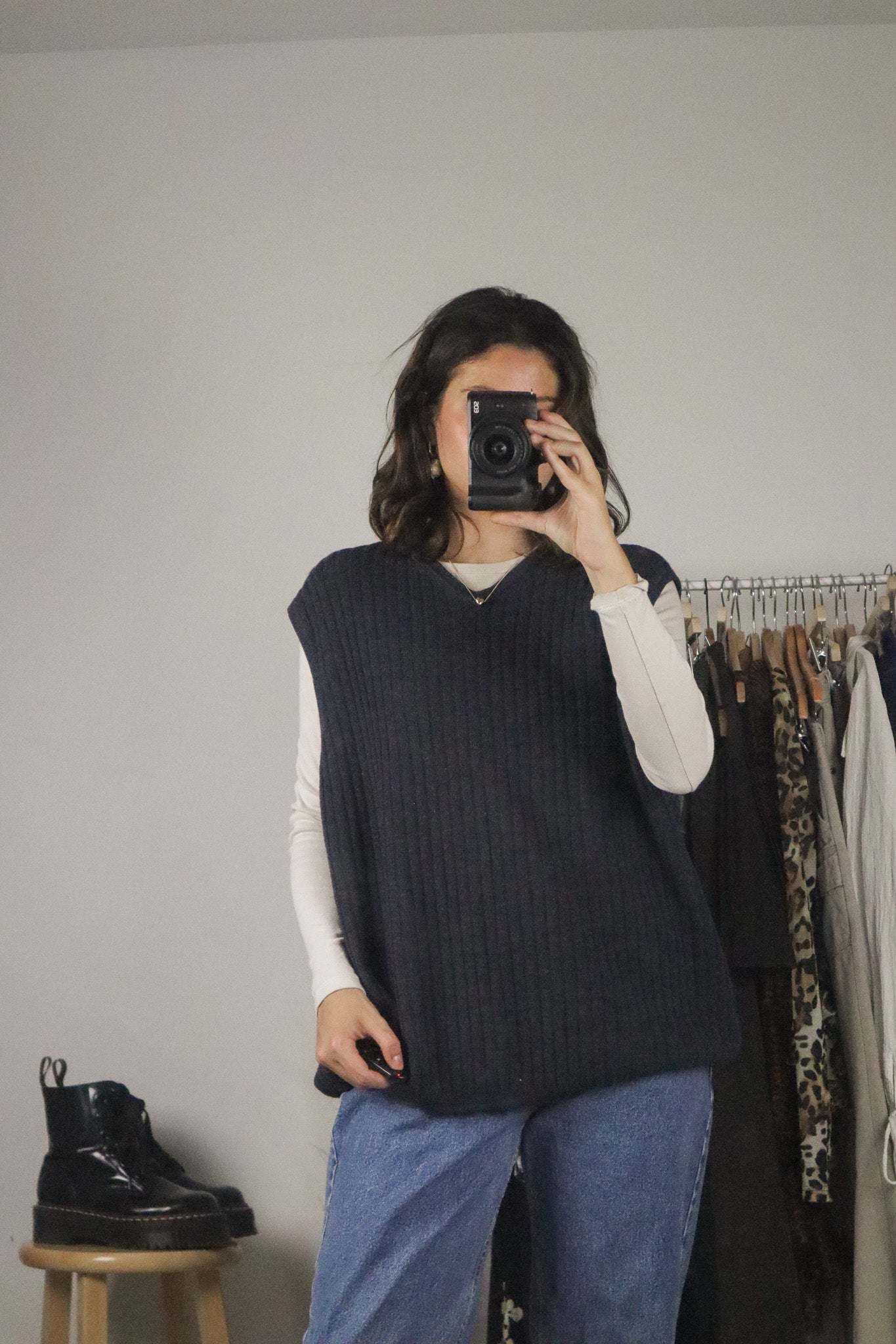 Vintage x Wool Sweater Vest (L/XL)