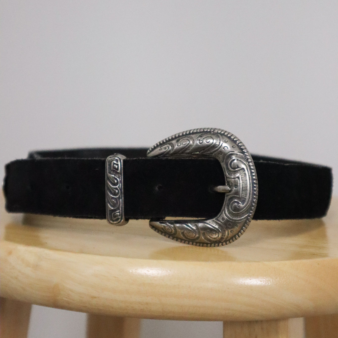 Vintage x Suede Belt (XXS/XS)