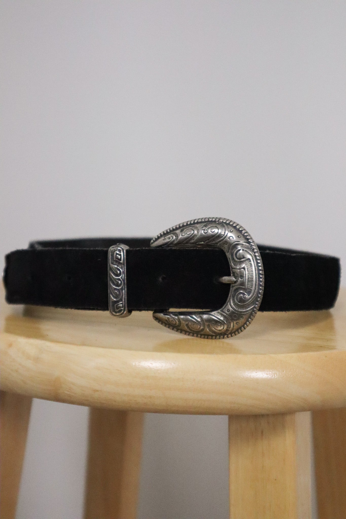 Vintage x Suede Belt (XXS/XS)