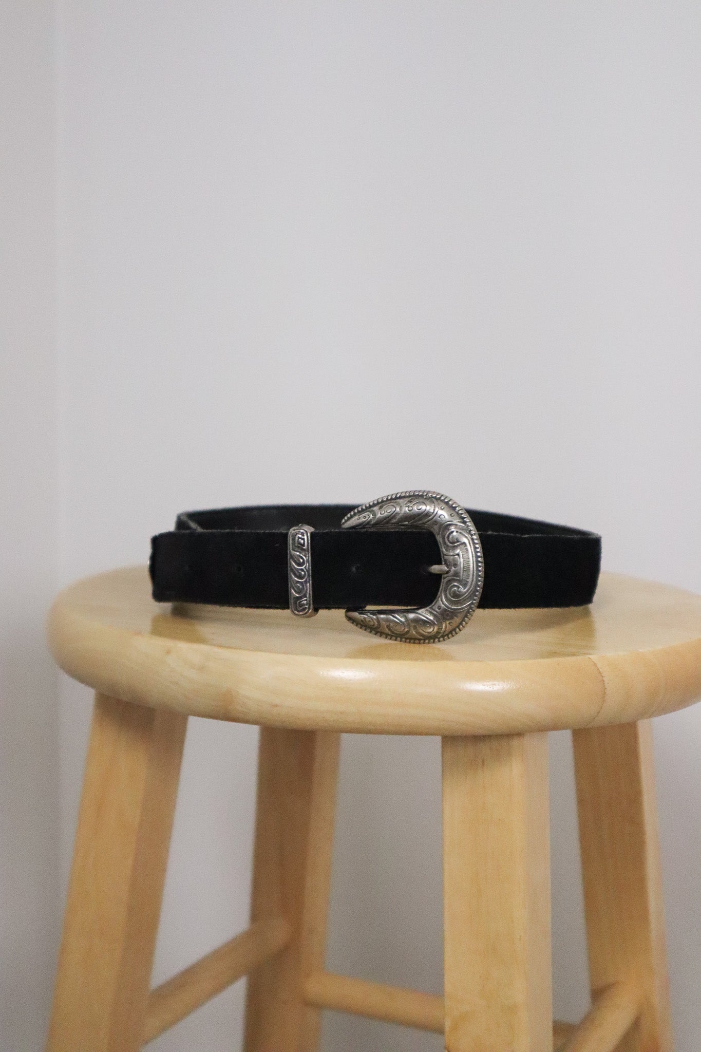 Vintage x Suede Belt (XXS/XS)