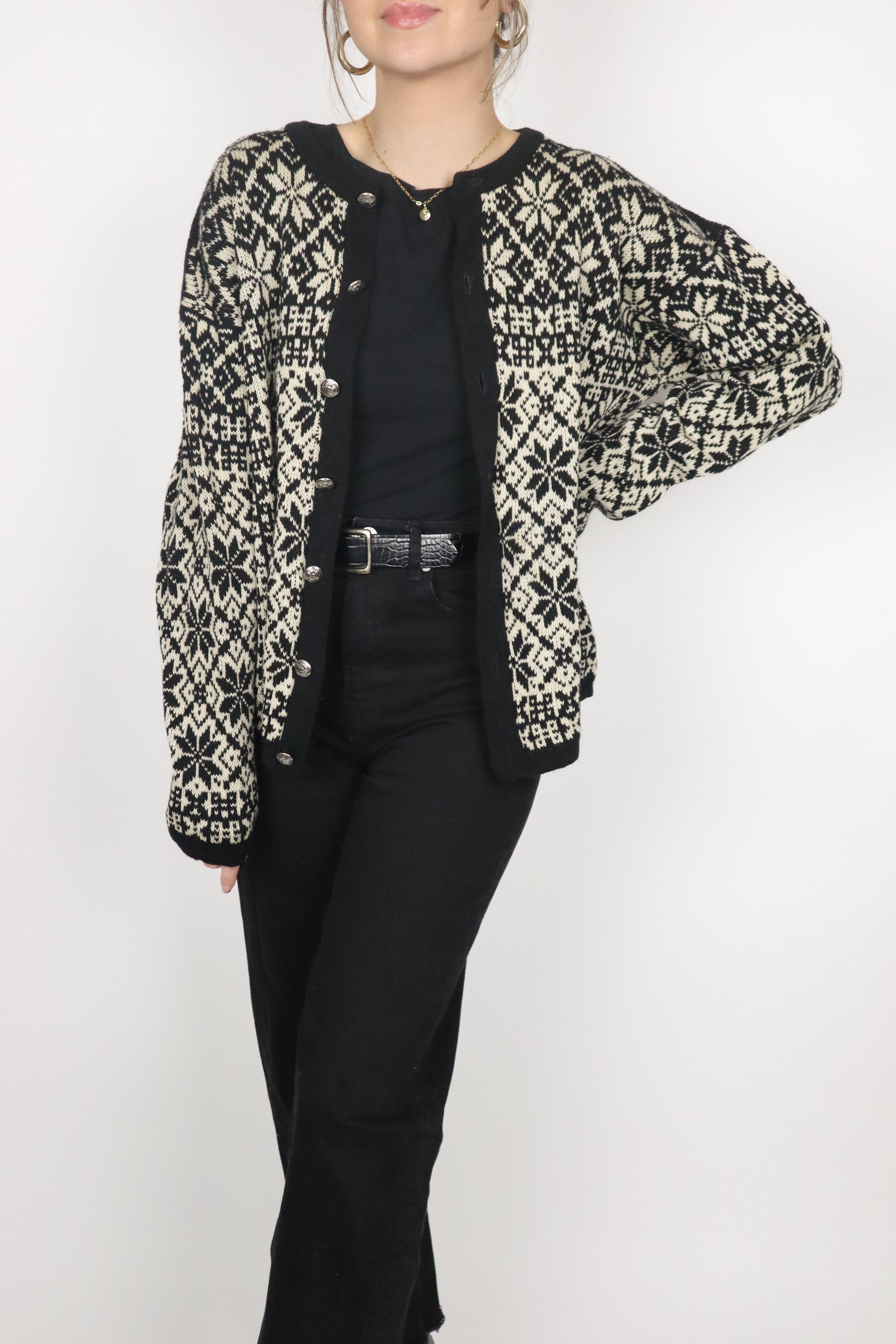 Made in Norway x Vintage x Wool Cardigan (S/M)