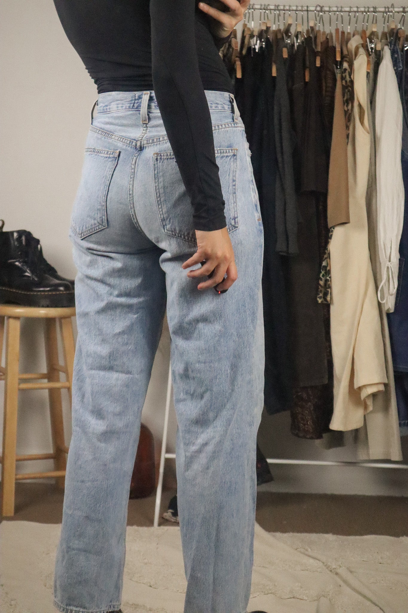 Modern x Agolde Criss Cross Jeans (2)