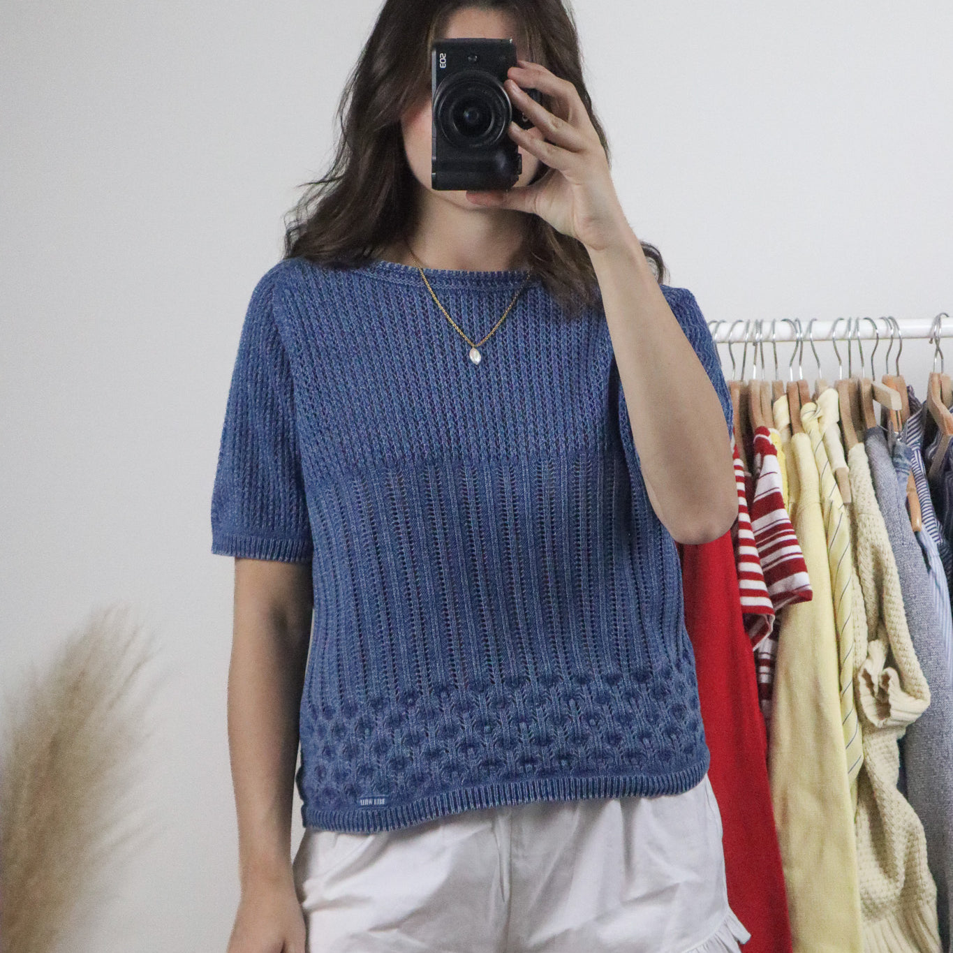 Vintage x Cotton Short-Sleeve Knit (M/L)
