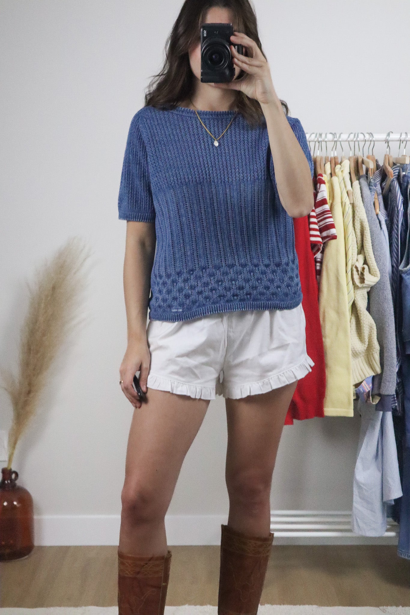 Vintage x Cotton Short-Sleeve Knit (M/L)